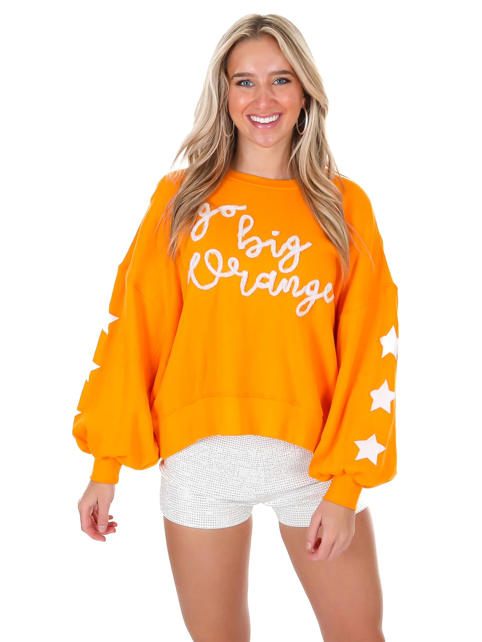 The GBO Glitter Script Balloon Pullover - Image 3