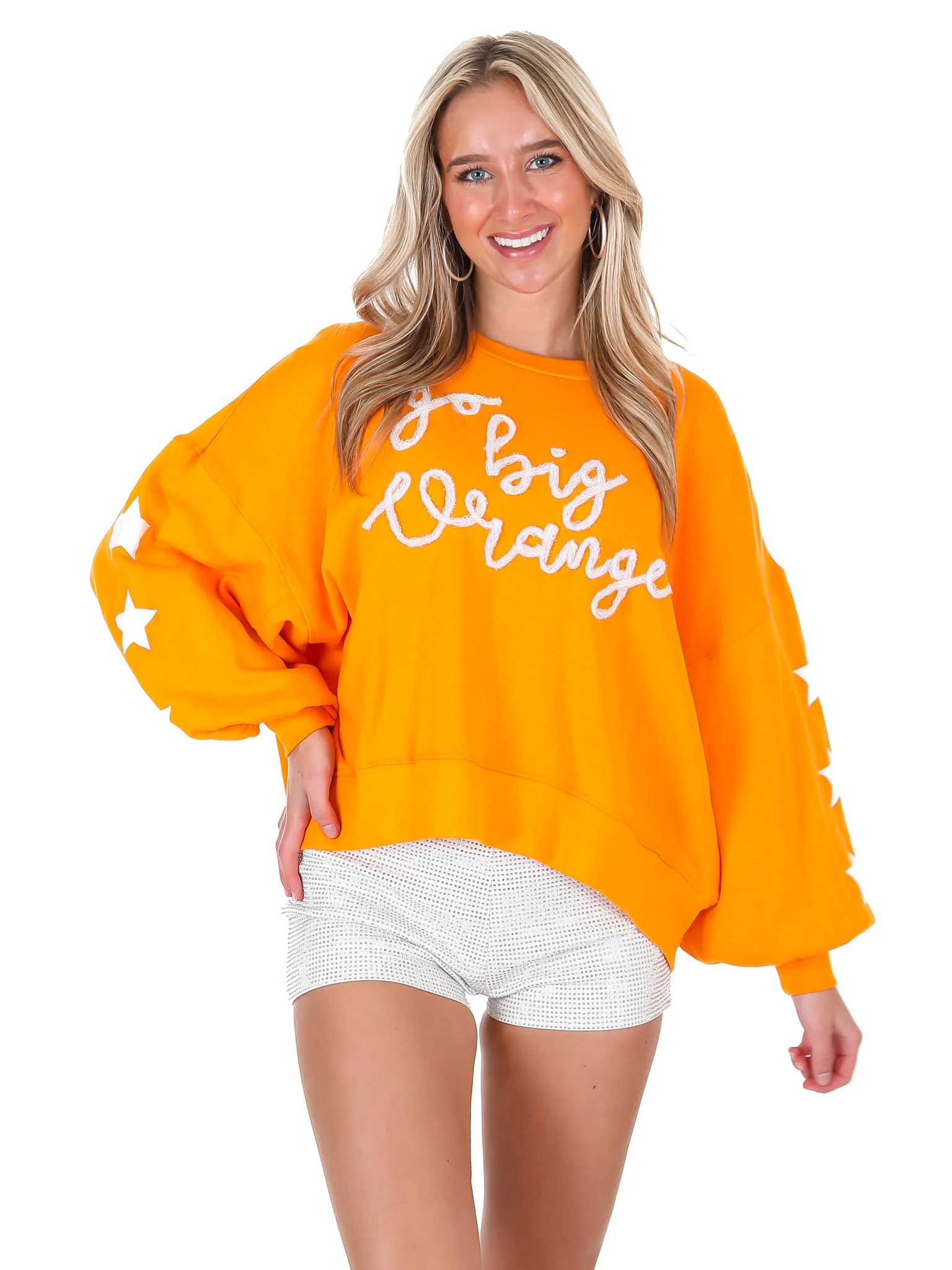 The GBO Glitter Script Balloon Pullover - Image 5