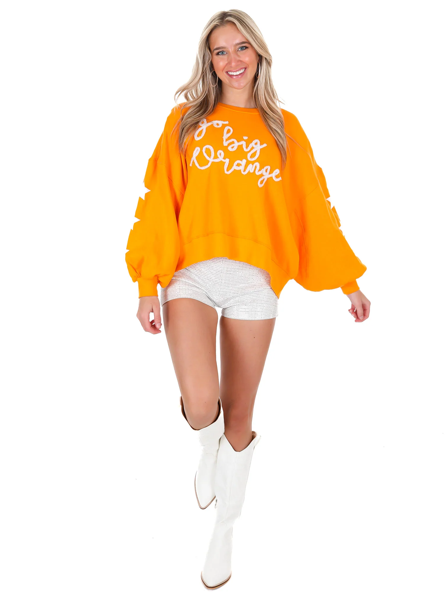 The GBO Glitter Script Balloon Pullover - Image 6