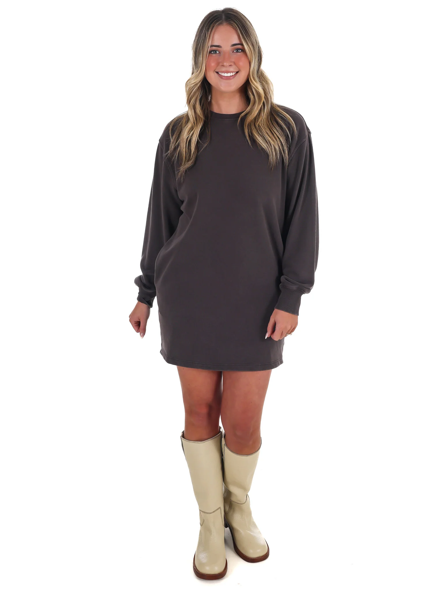 The Horizon Oversized Sweatshirt Dress - Image 19