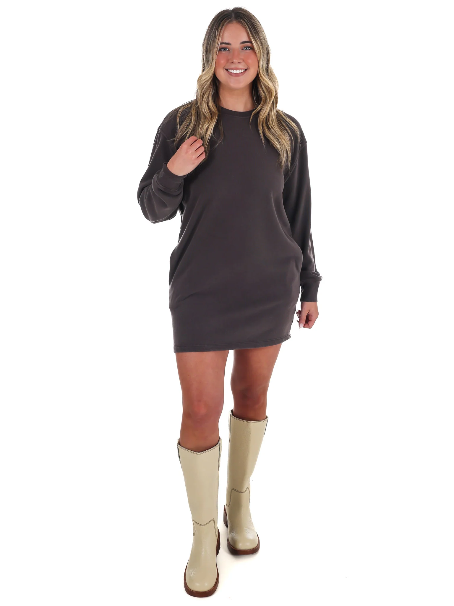 The Horizon Oversized Sweatshirt Dress - Image 21