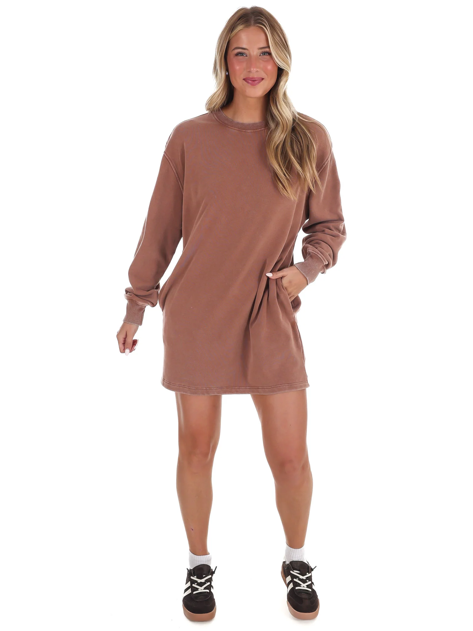 The Horizon Oversized Sweatshirt Dress - Image 33
