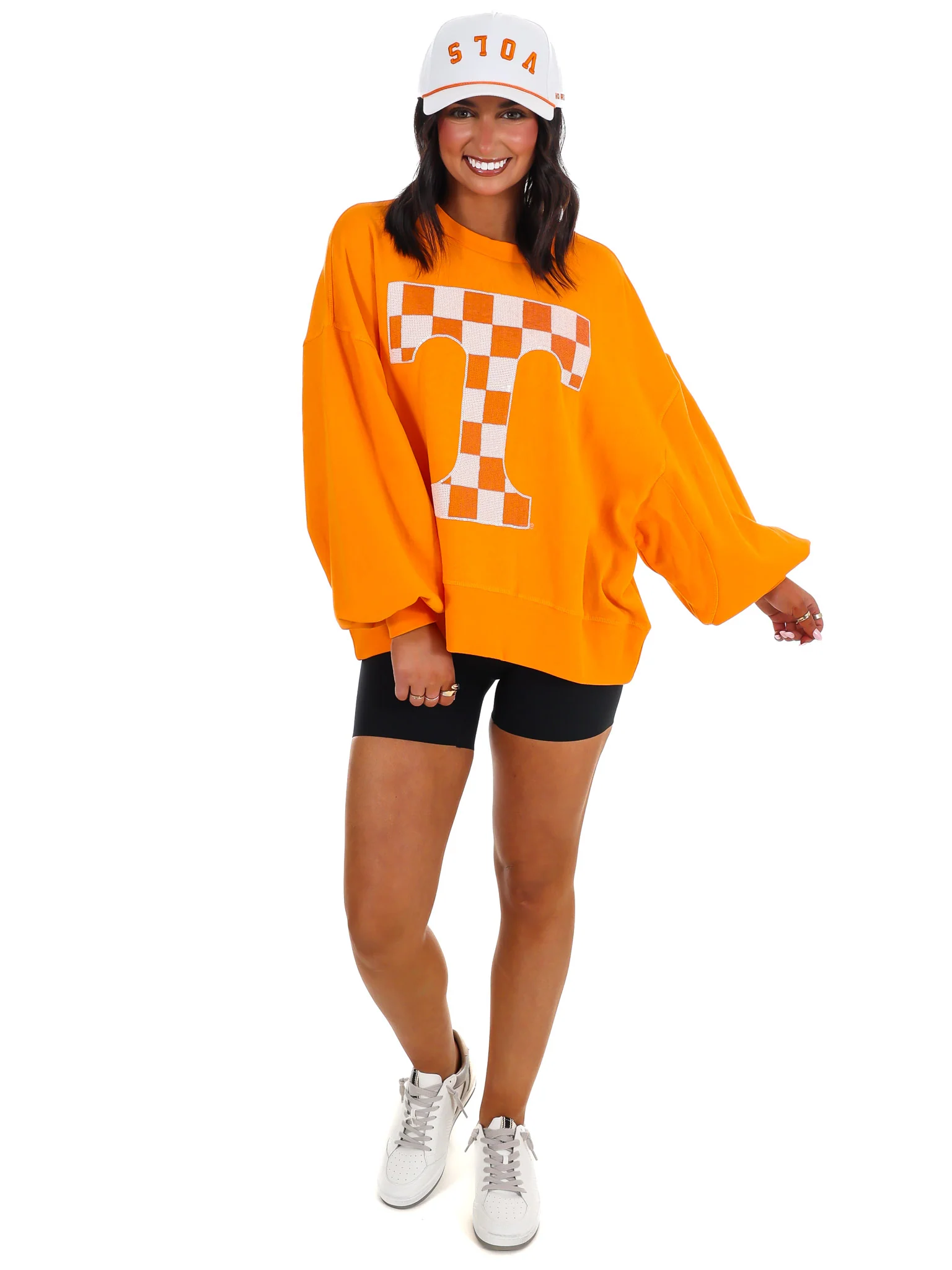 The Power T Sequin Balloon Pullover - Image 7