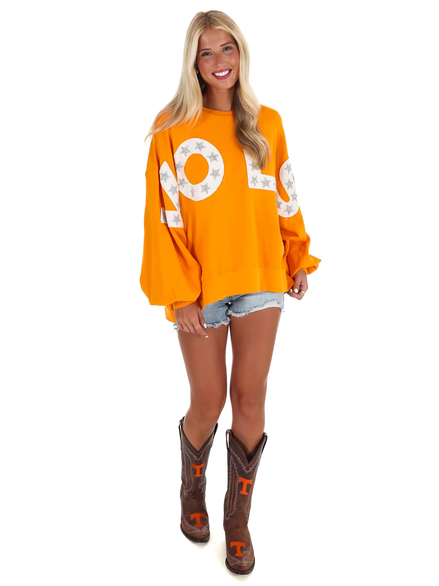 The University of Tennessee Balloon Sleeve Pullover - Image 4