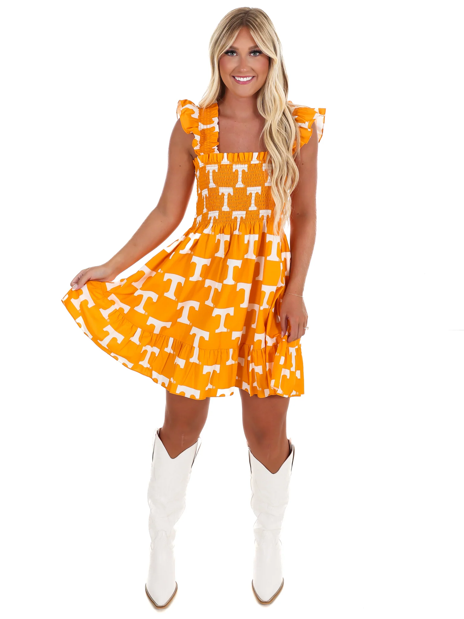 The University of Tennessee Poplin Smocked Dress - Image 2