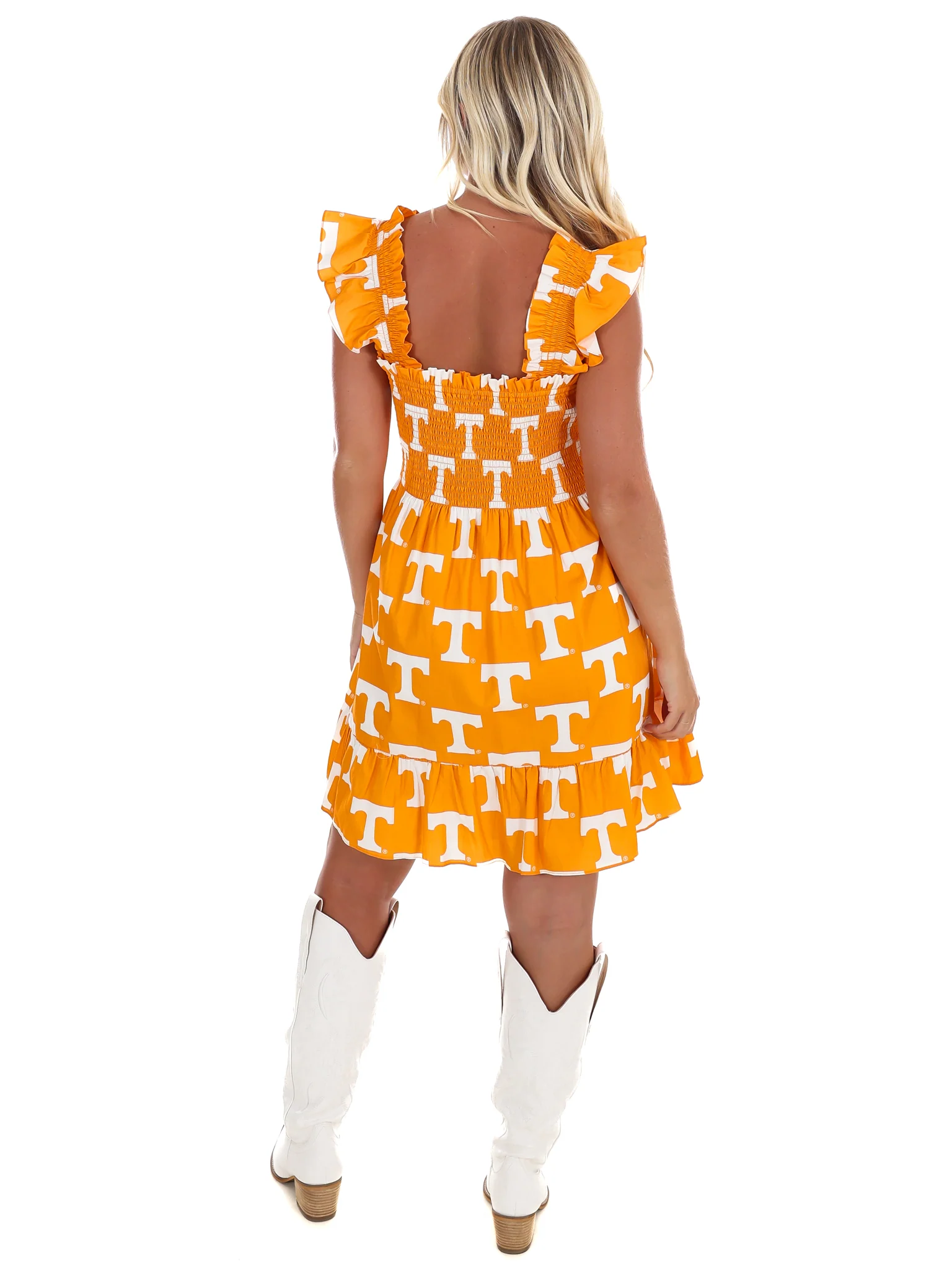 The University of Tennessee Poplin Smocked Dress - Image 8