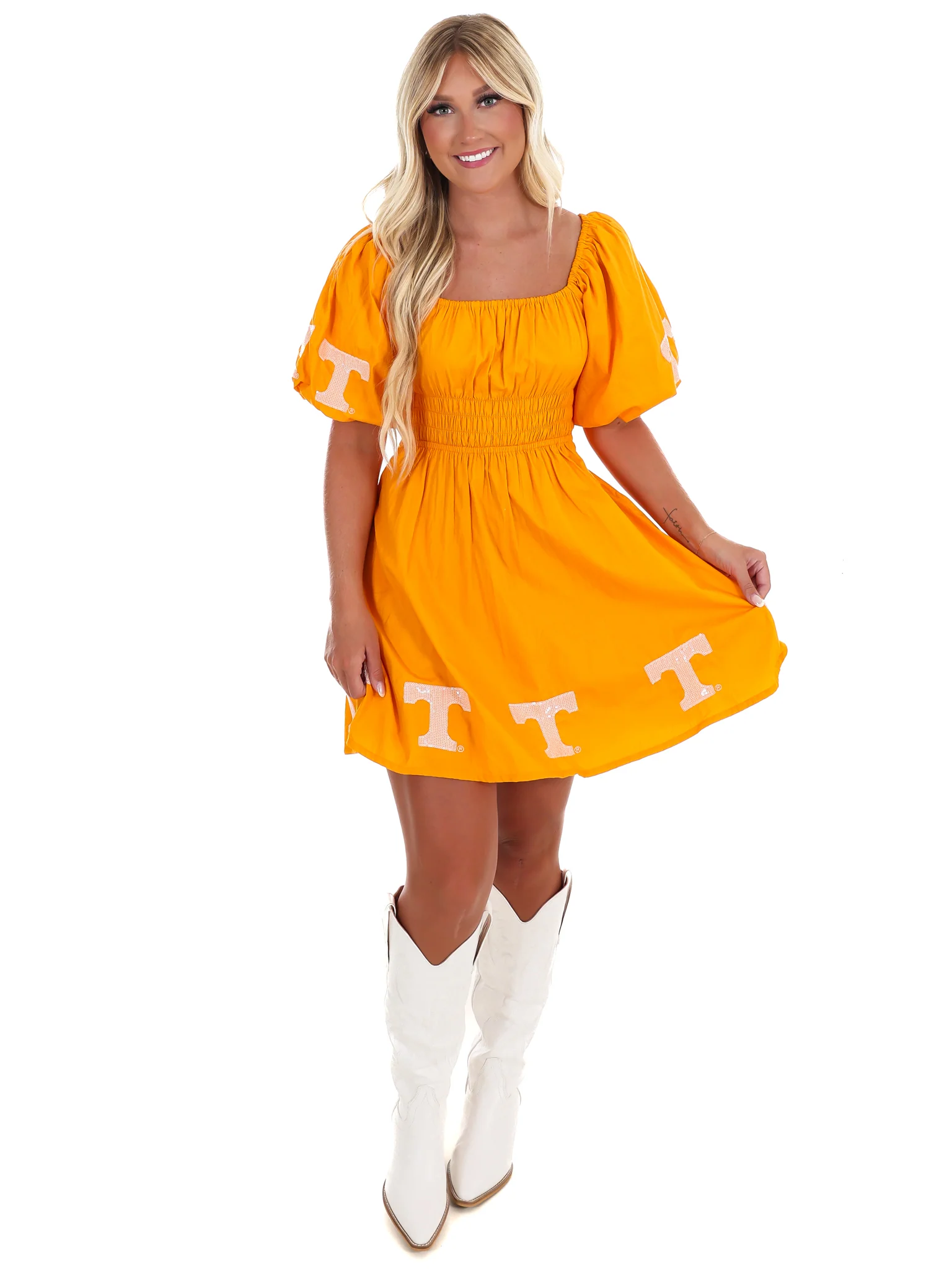 The University of Tennessee Puff Sleeve Dress - Image 4