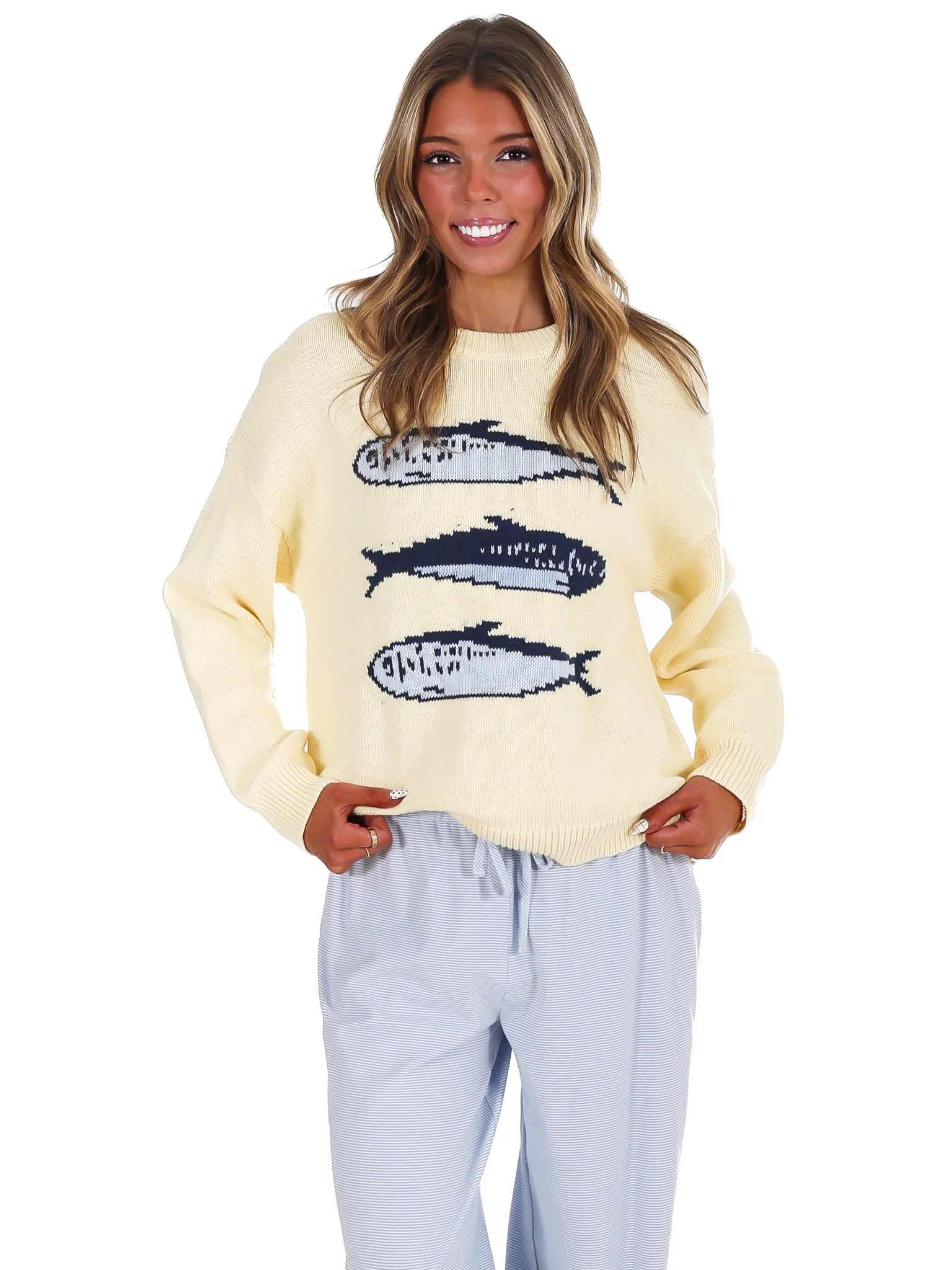 Three Little Fish Sweater Top