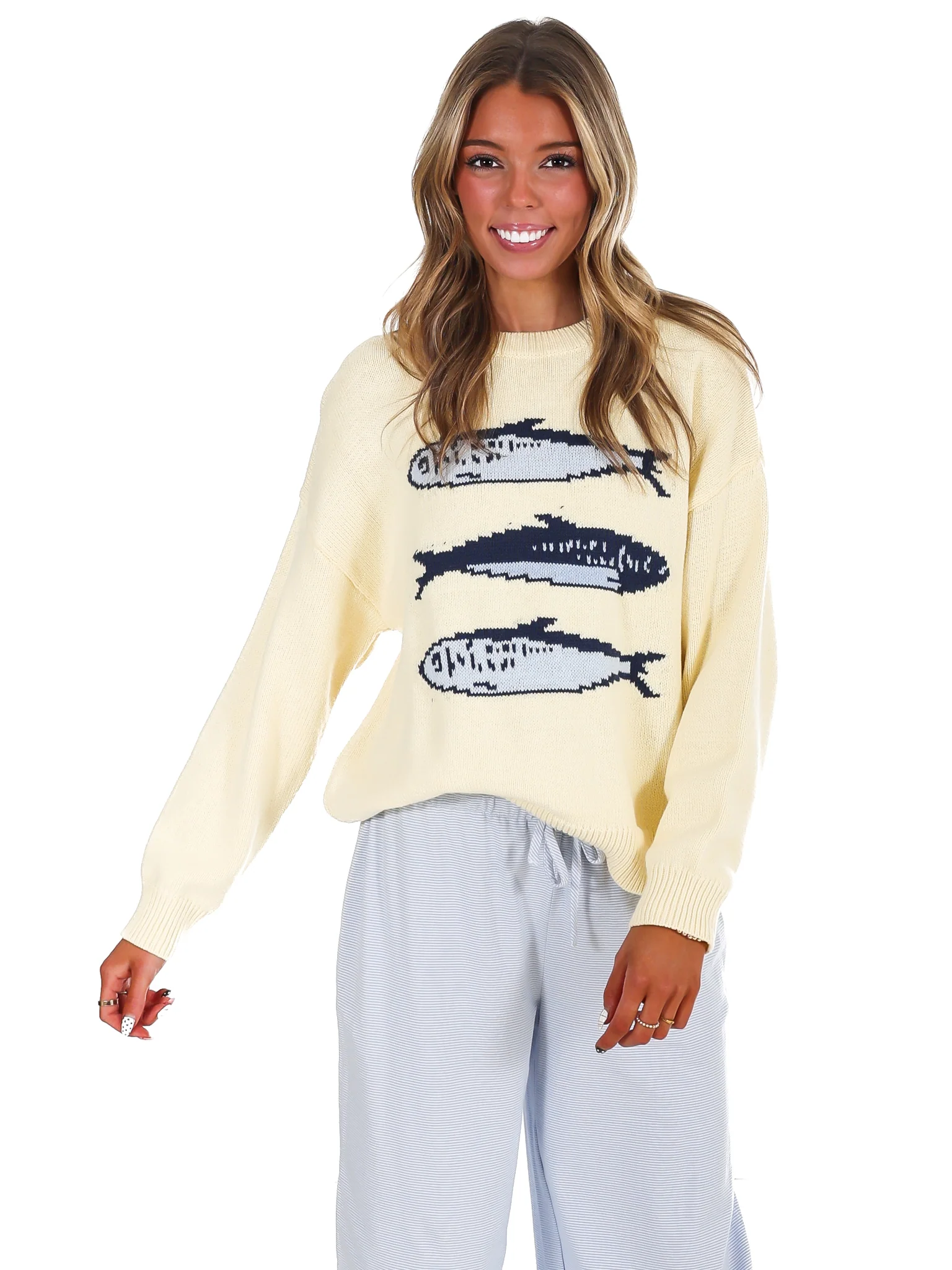 Three Little Fish Sweater Top - Image 3