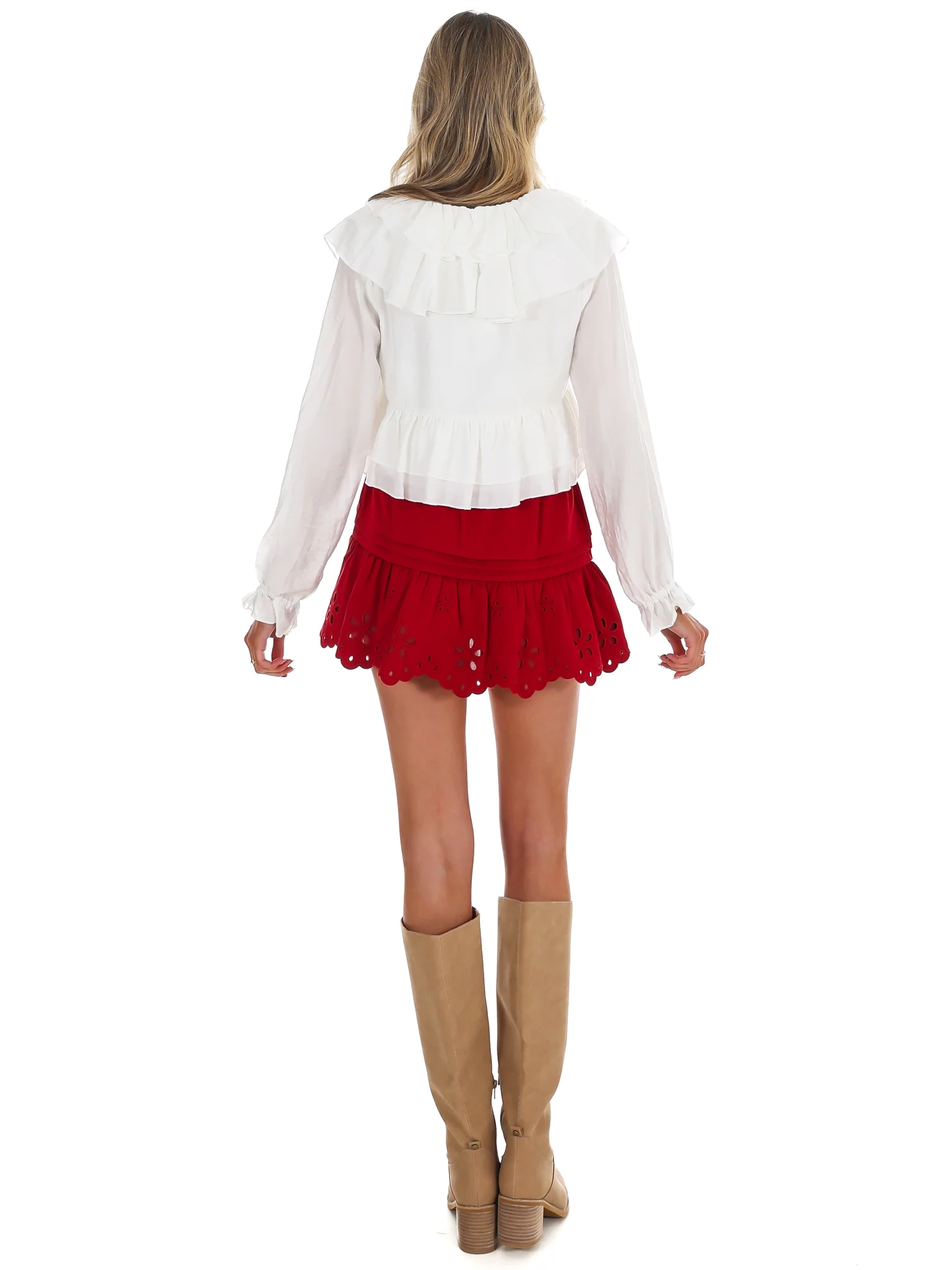 Tie it Together V-Neck Ruffle Top - Image 8