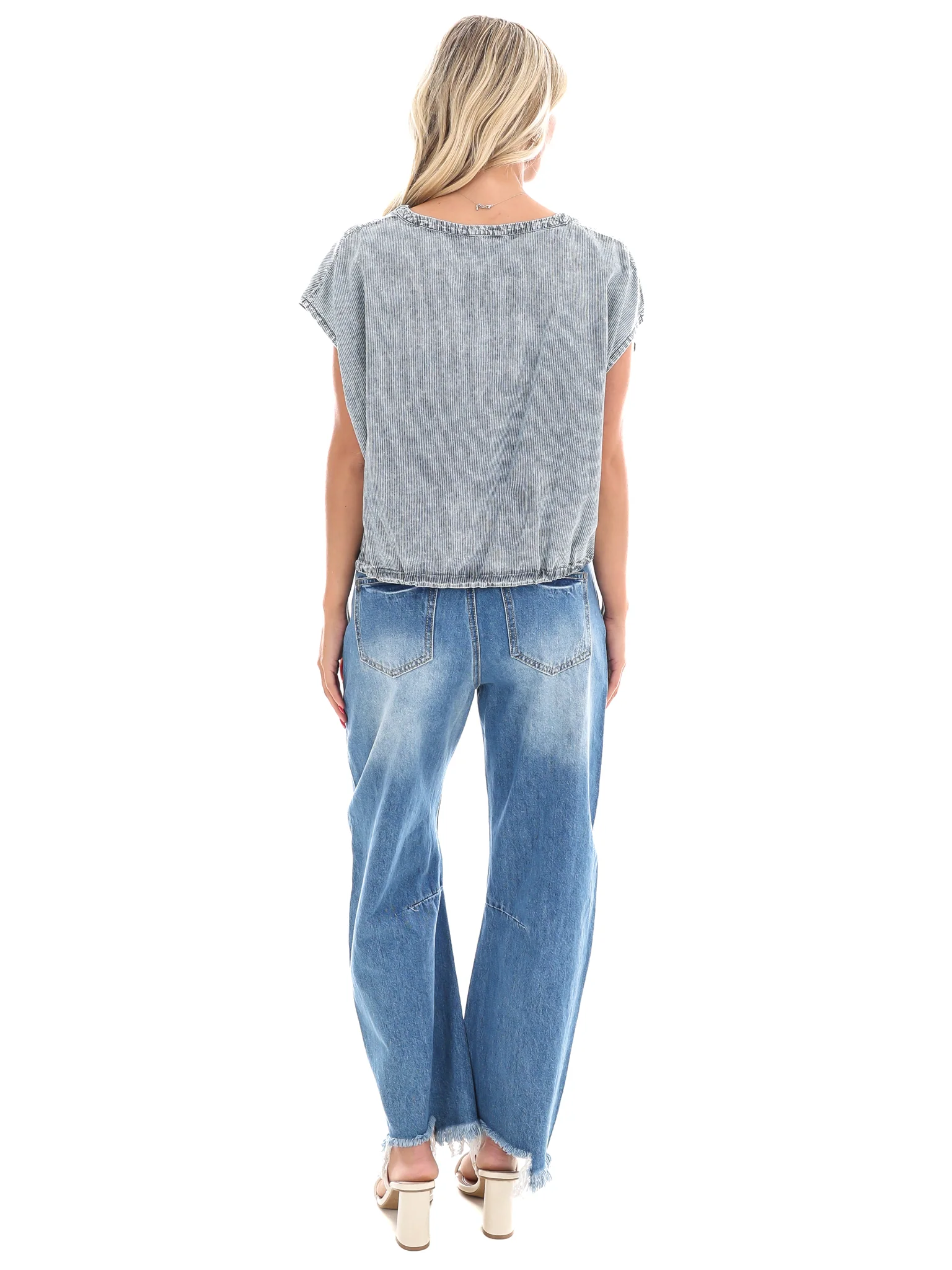 Time After Time Pinstripe Top - Image 7