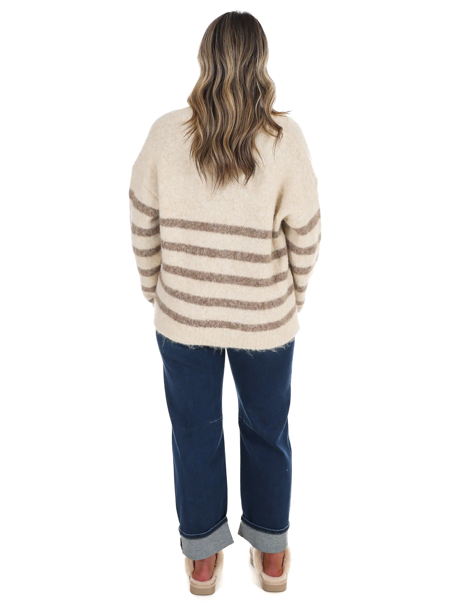 Timely Matter Super Soft Stripe Cardigan - Image 9