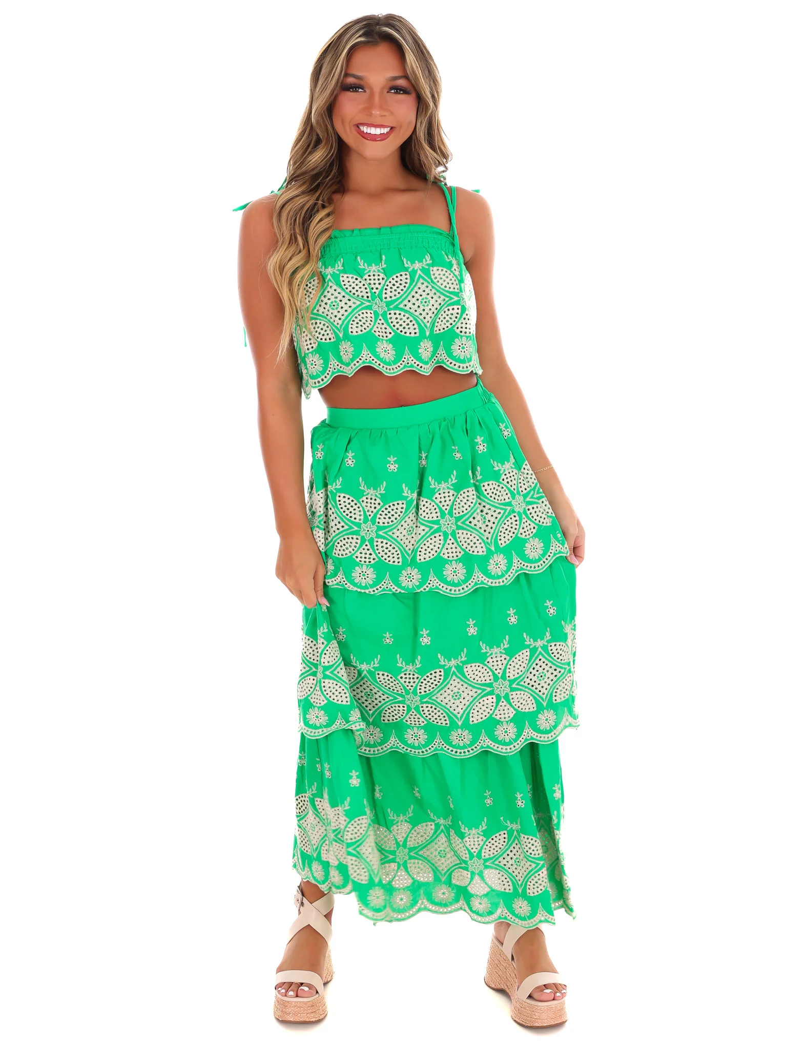 Total Bliss Embroidery Two Piece Set - Image 10