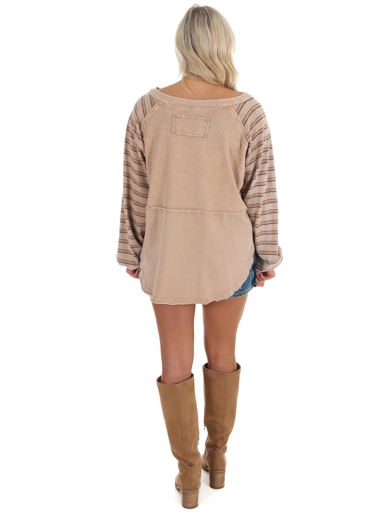 Trailblazer Striped Washed Terry Pullover - Image 9