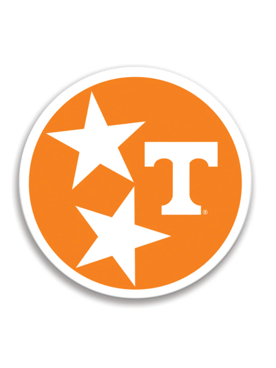 Tri-Star with Power T 3" Gameday Button