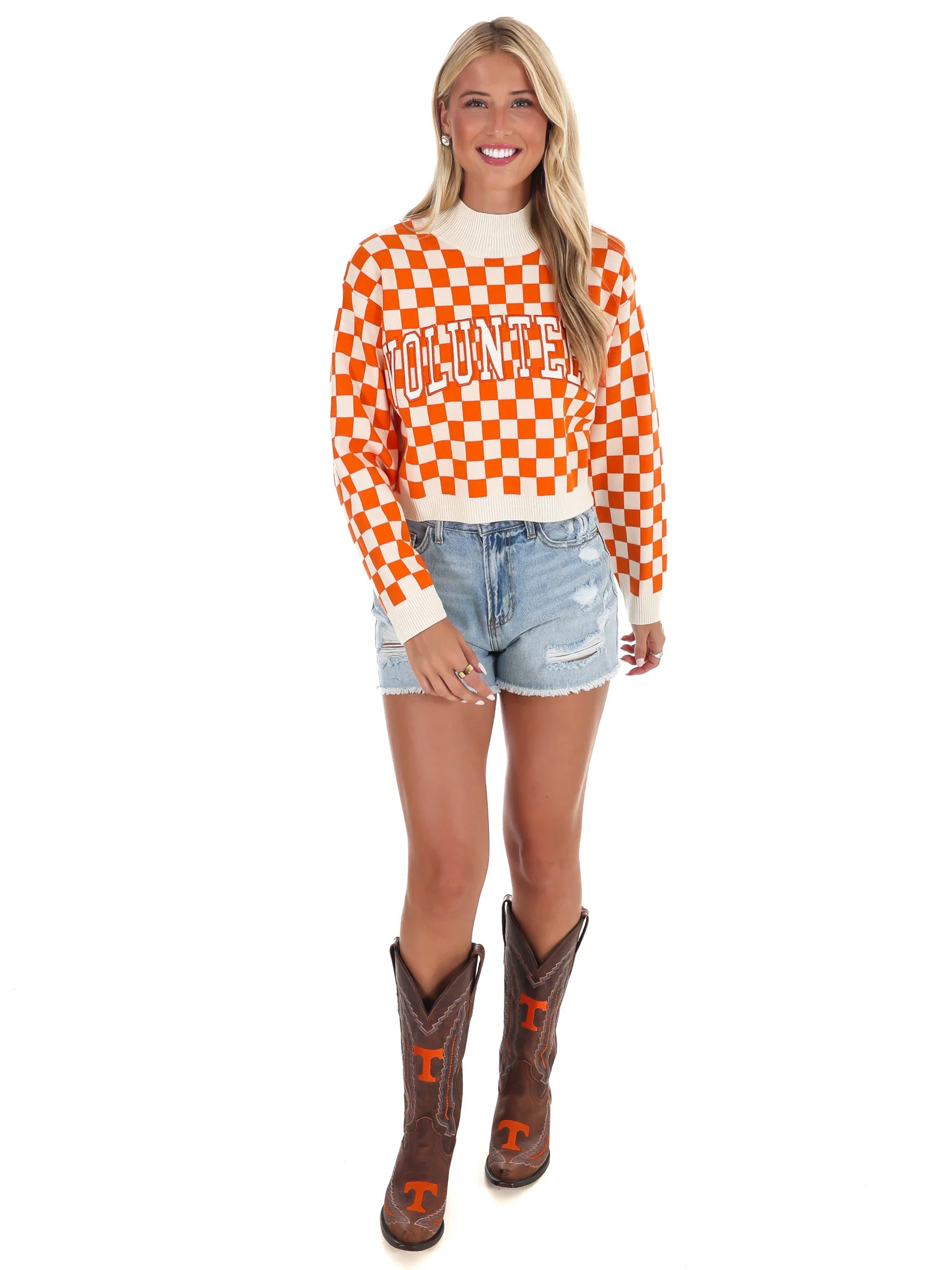 U Of Tennessee Checkerboard Sweater - Image 4