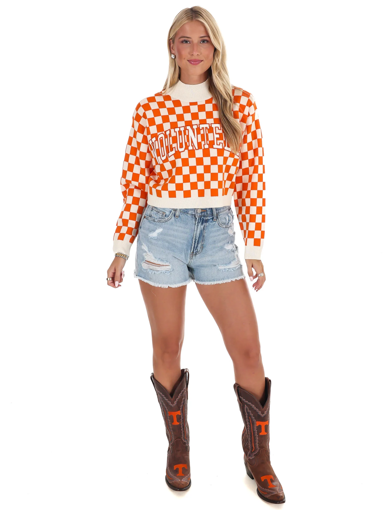 U Of Tennessee Checkerboard Sweater - Image 6
