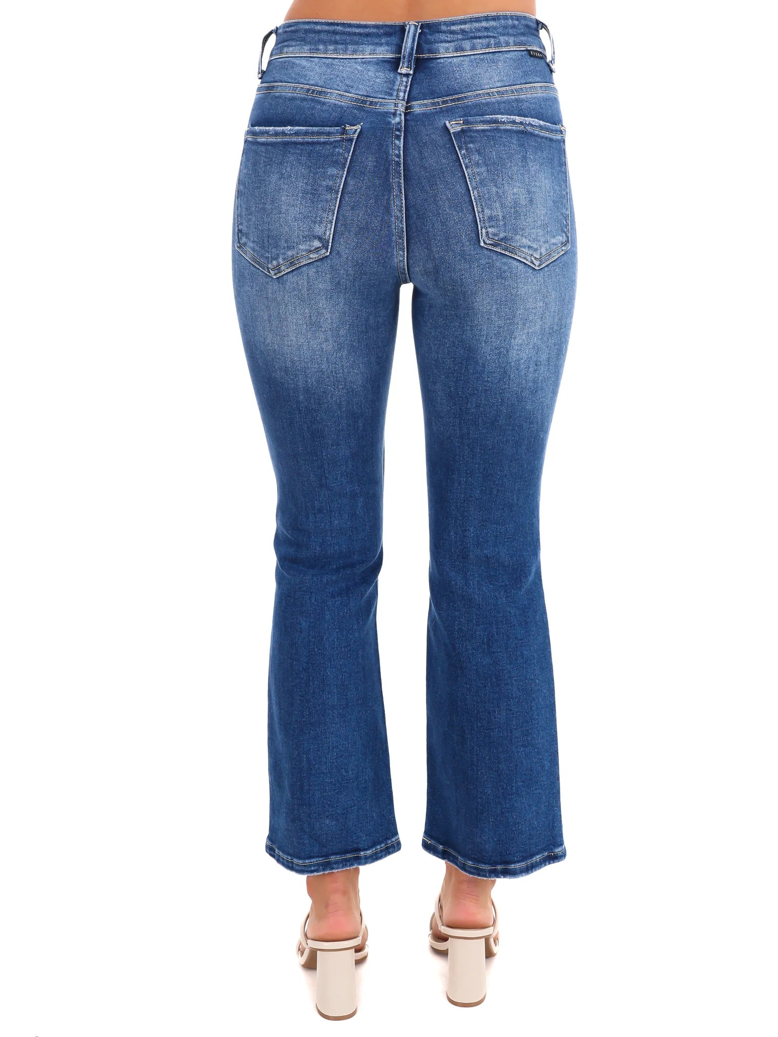 Unapologetically High Rise Crop Flare Jeans - Image 3