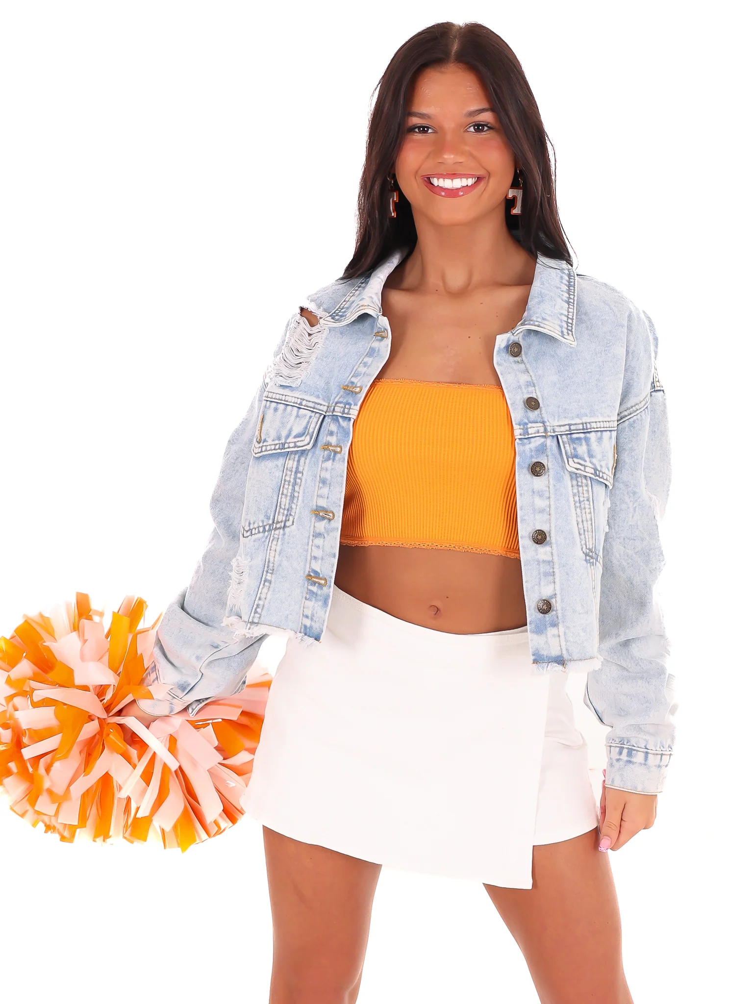 University of Tennessee Campus Classic Skyline Denim Jacket - Image 5