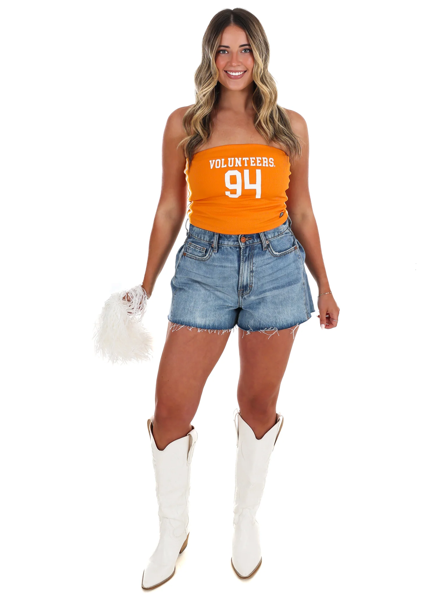 University of Tennessee Jersey Tube Top - Image 6