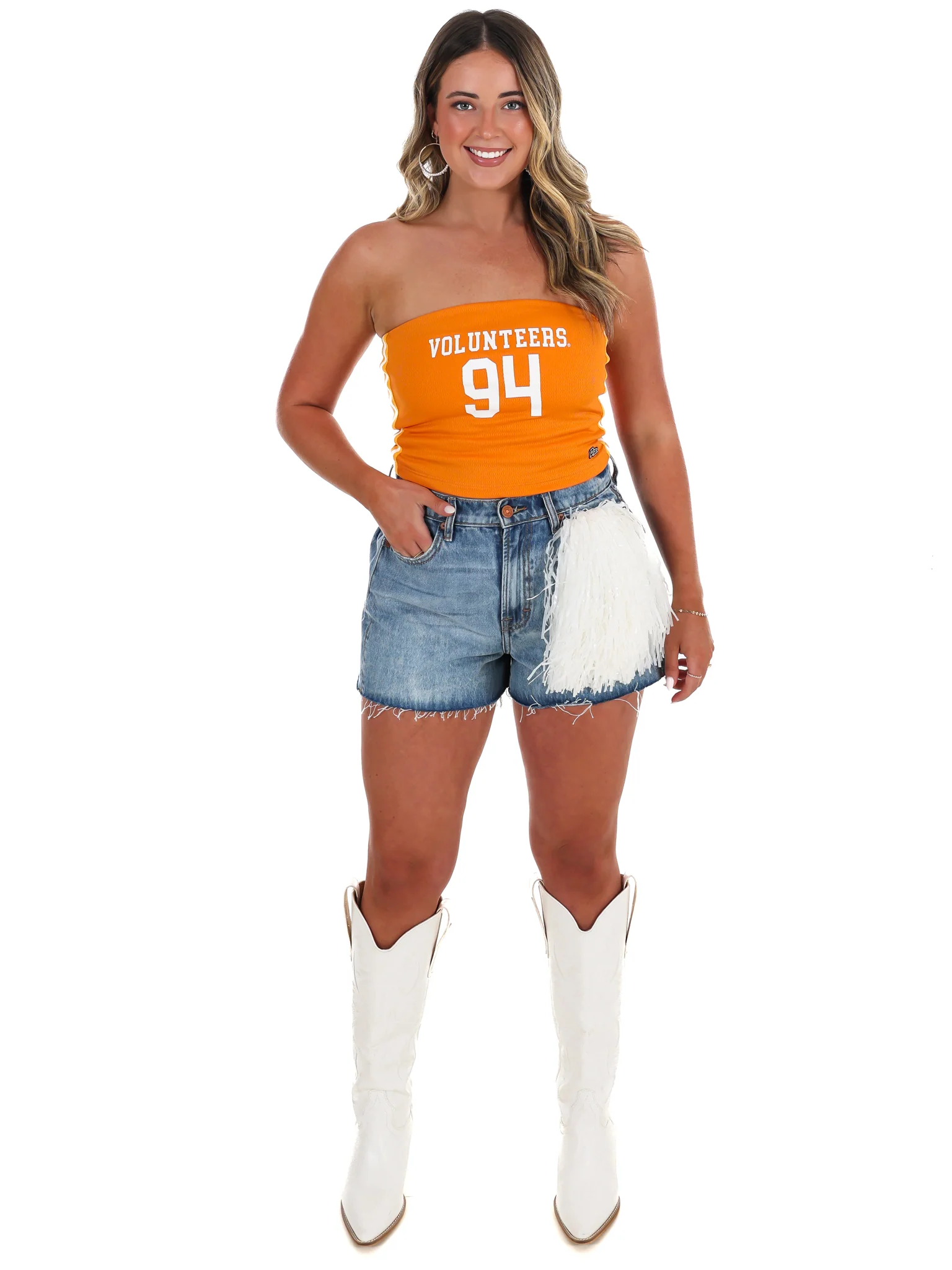 University of Tennessee Jersey Tube Top - Image 7