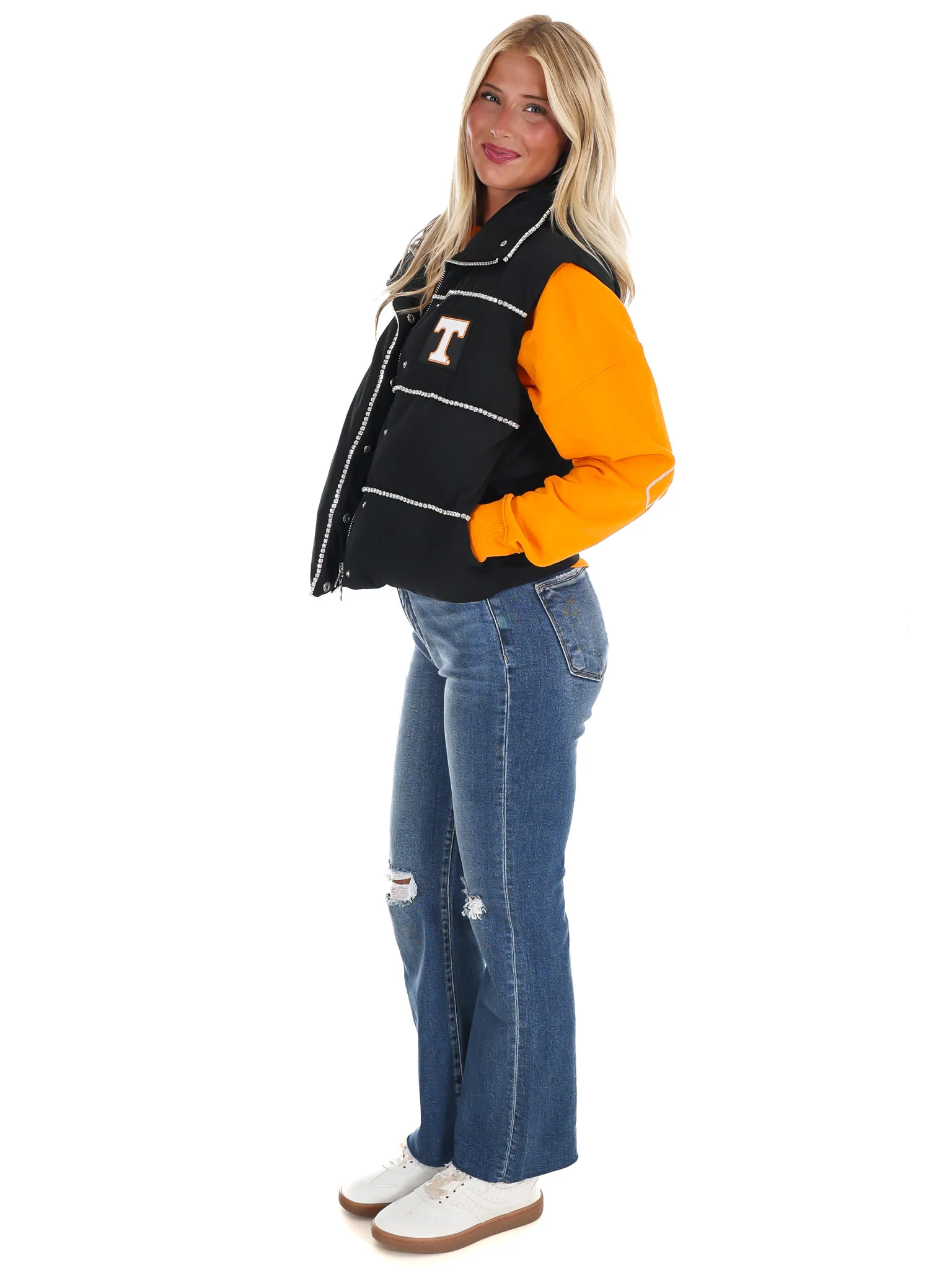 University of Tennessee Rhinestone Puffer Vest - Image 8