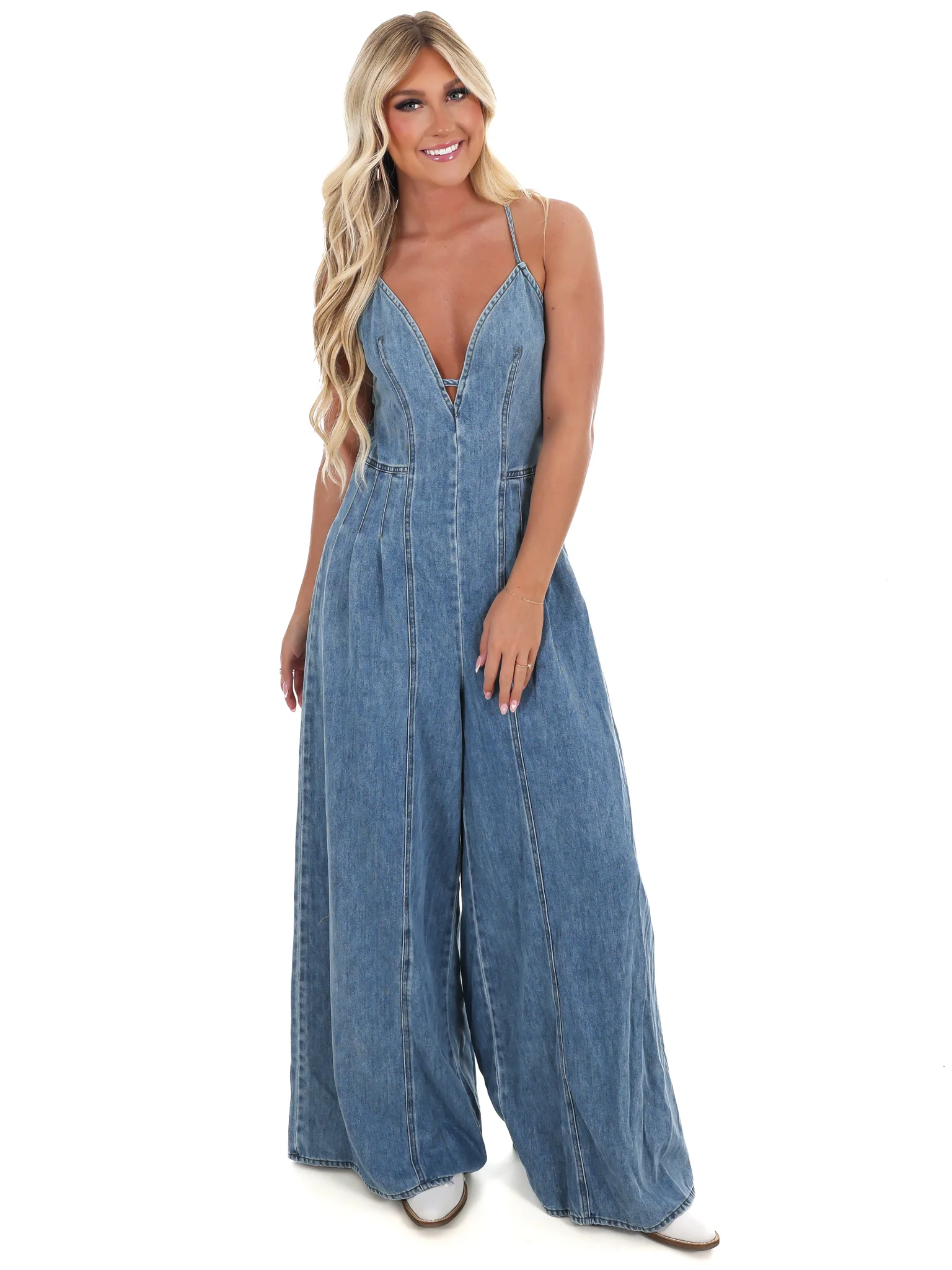 Urban Blues Denim Jumpsuit - Image 3