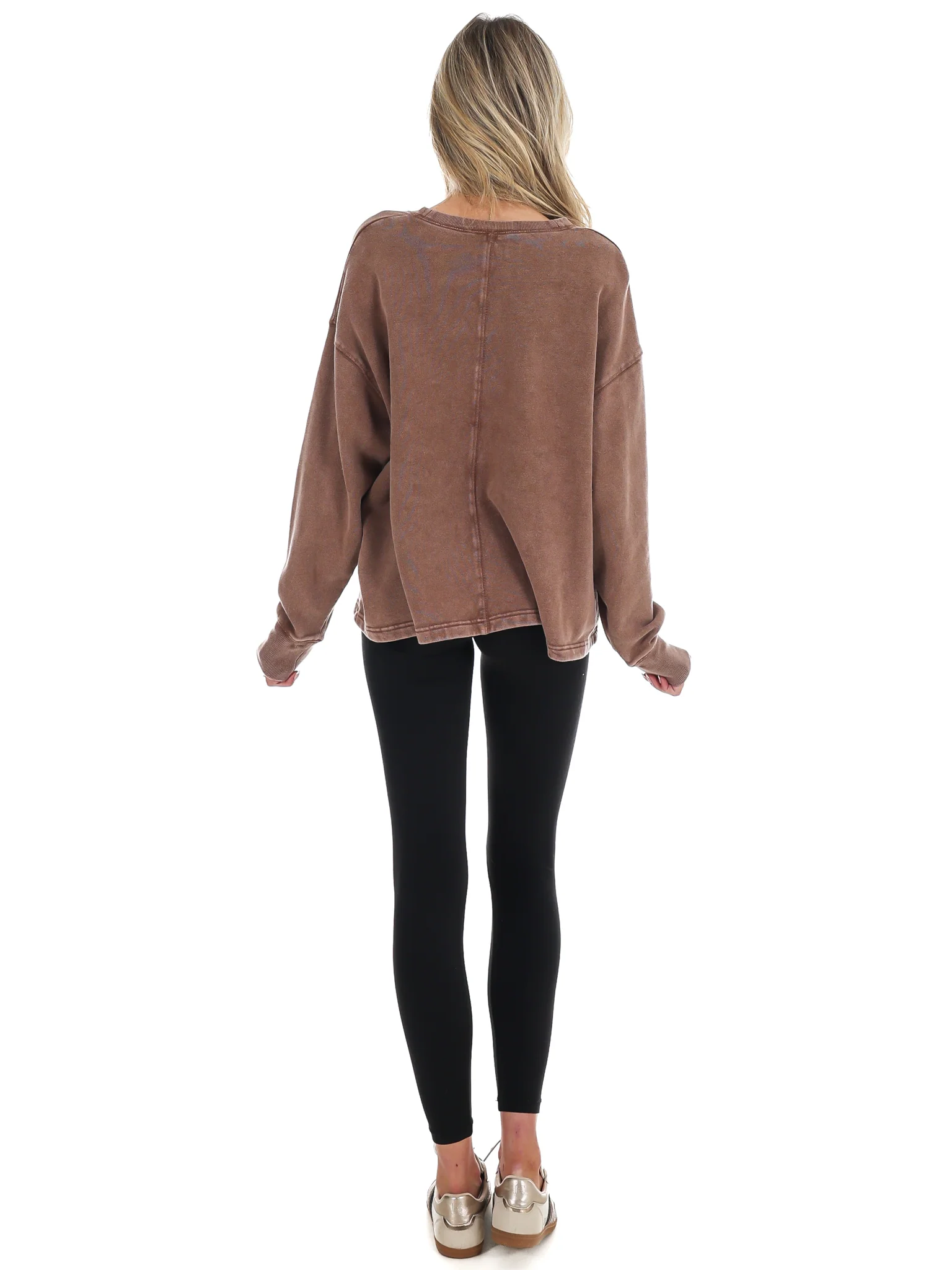 Urban Fade Oversized V-Neck Sweatshirt - Image 40