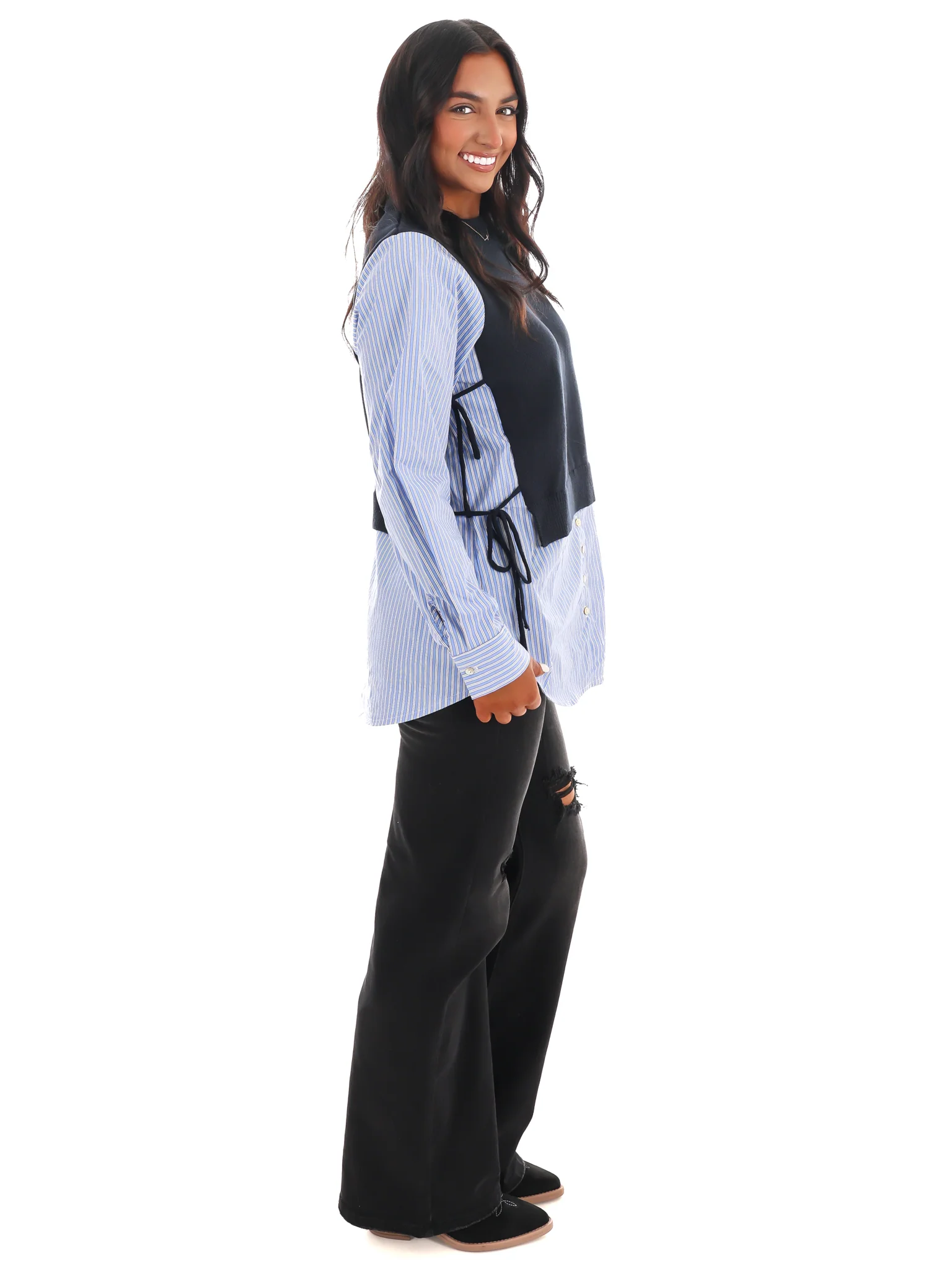 Vested Charm Layered Top - Image 6