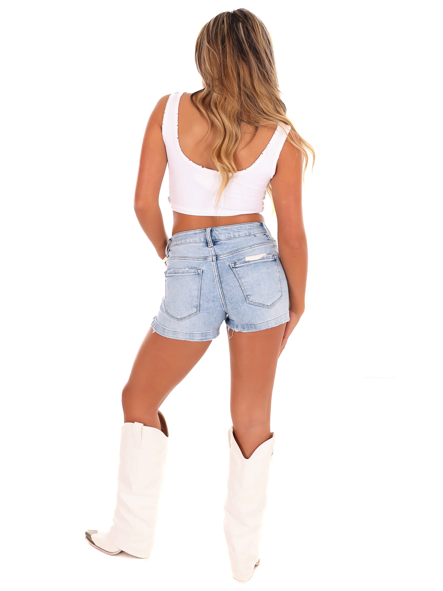 Victory Ribbed Crop Top - Image 7