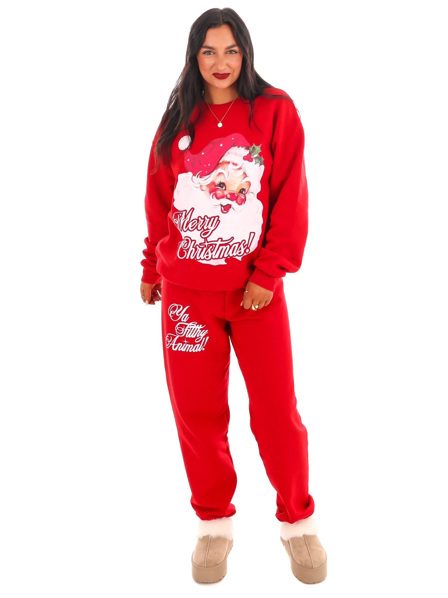Vintage Santa Sweatshirt - Image 8