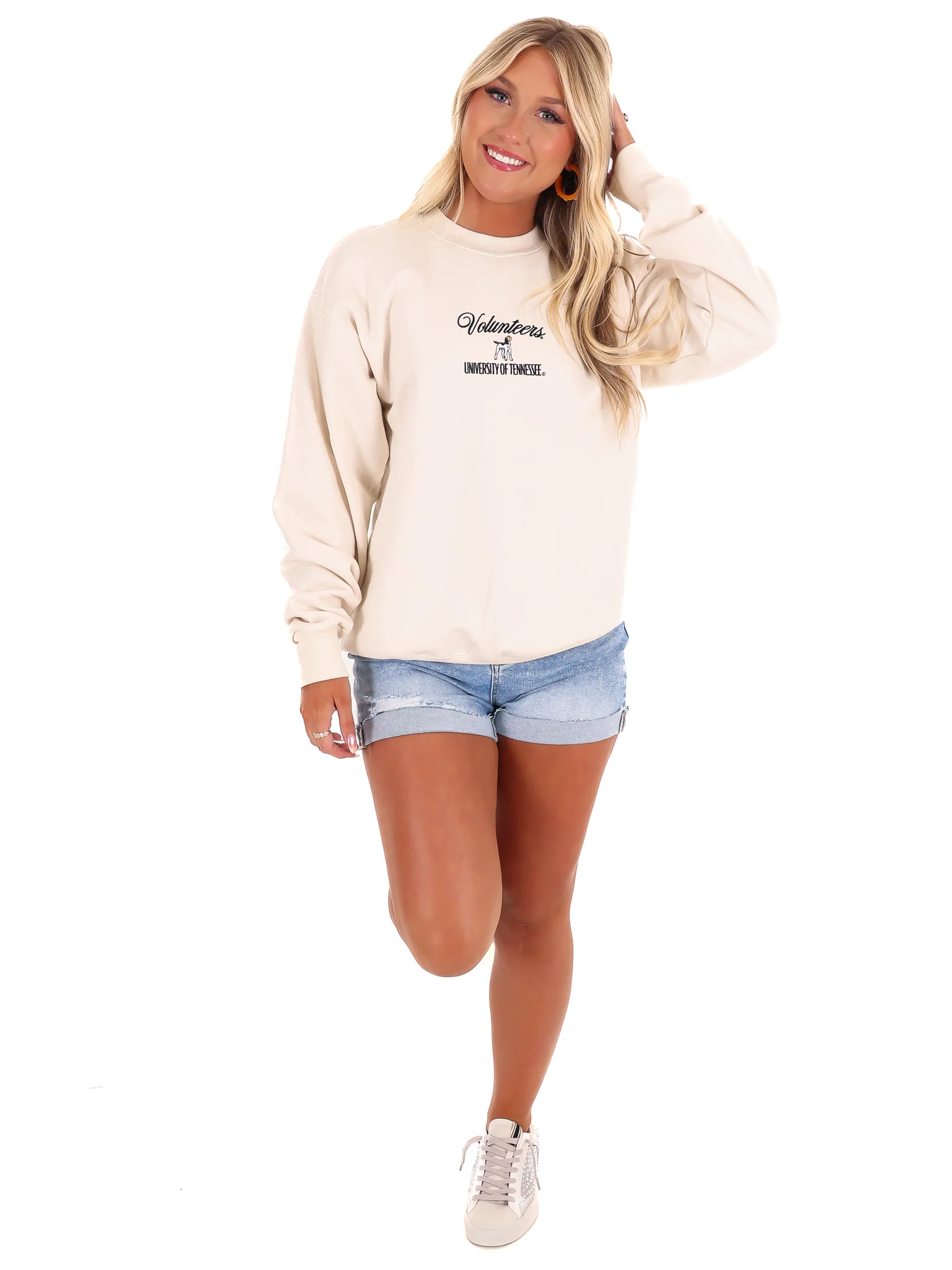 Vols Embroidered Script Sweatshirt - Image 4
