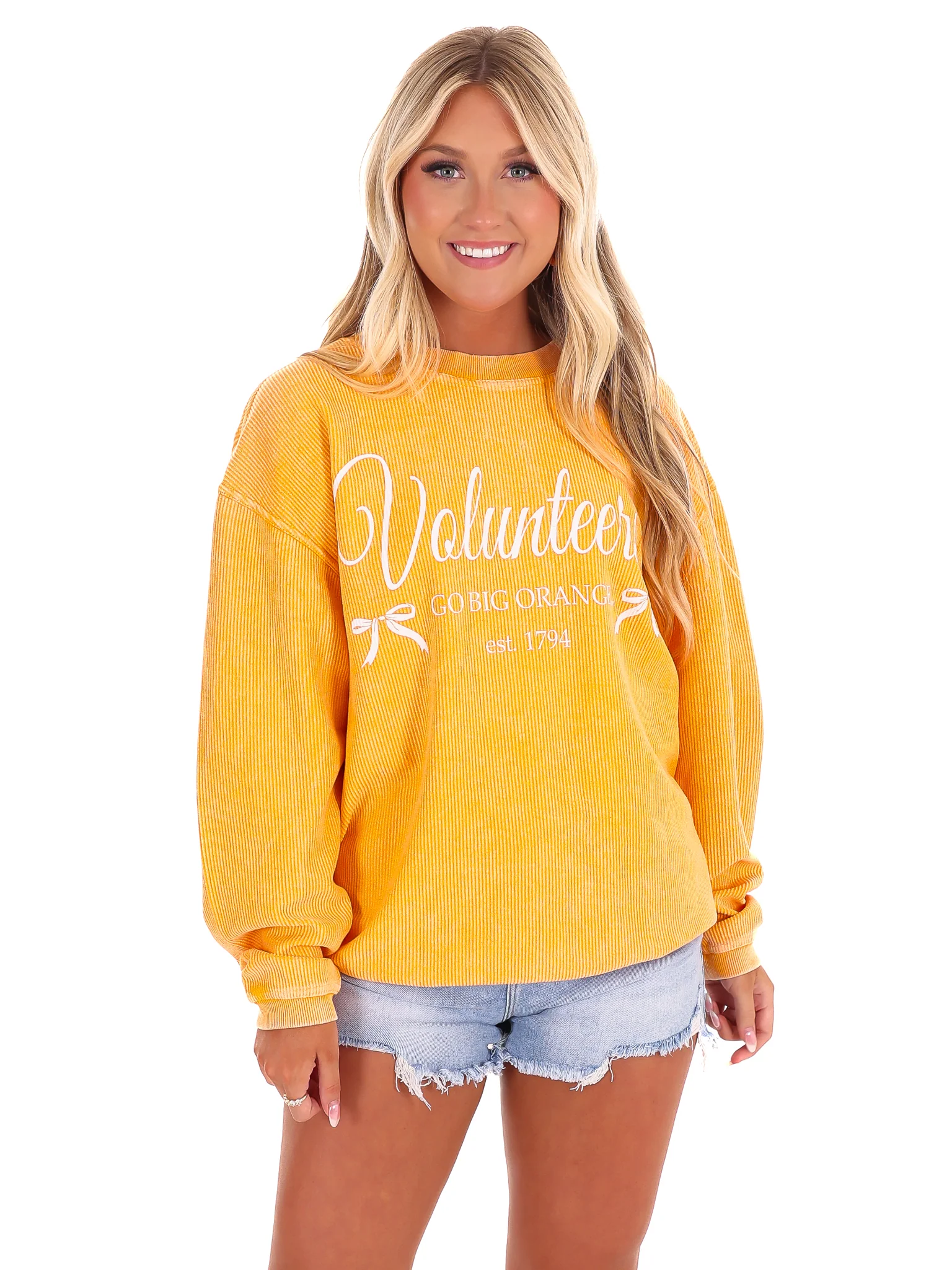 Vols Established Bows Corded Crew Sweatshirt - Image 3