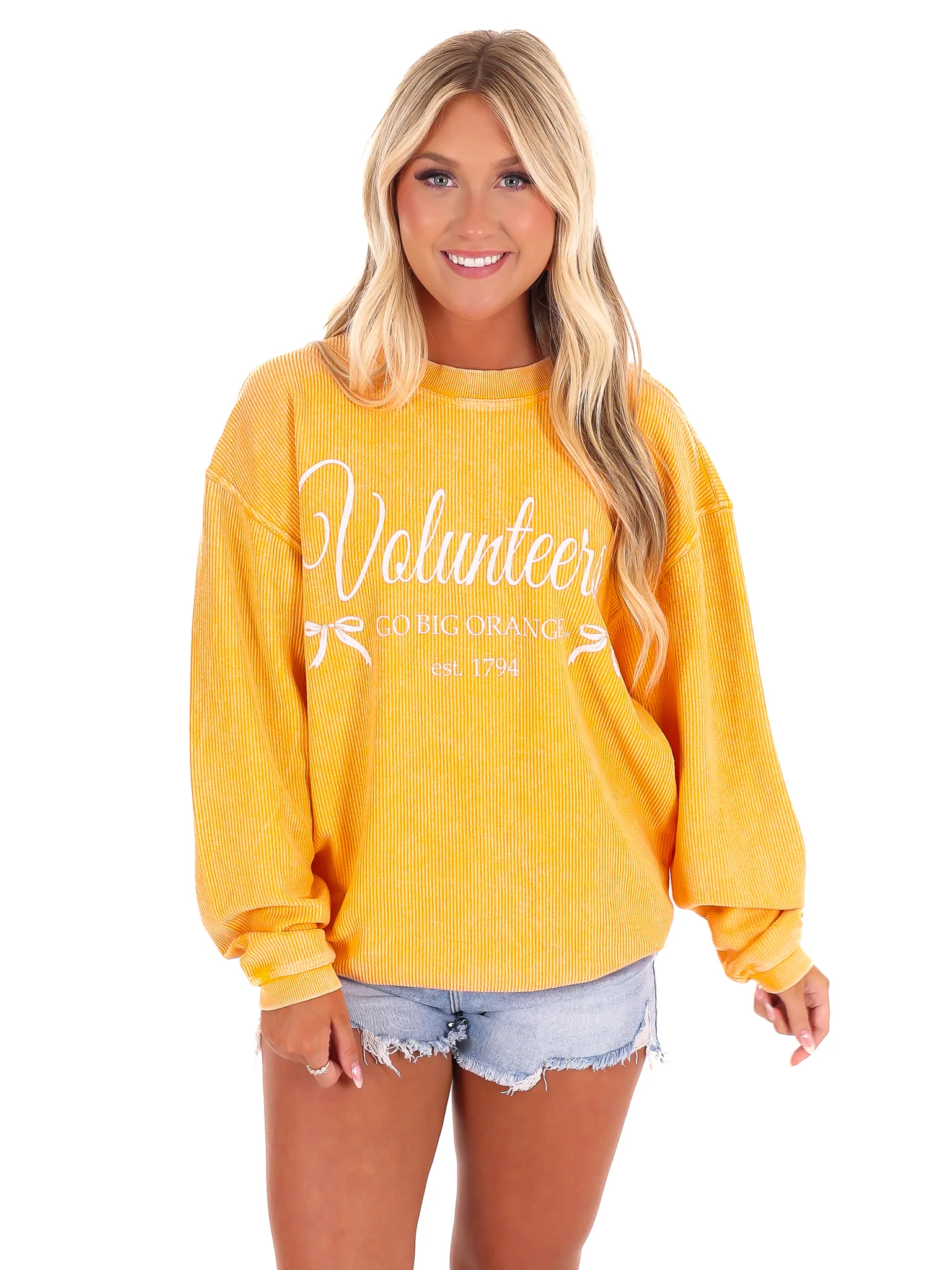 Vols Established Bows Corded Crew Sweatshirt - Image 5