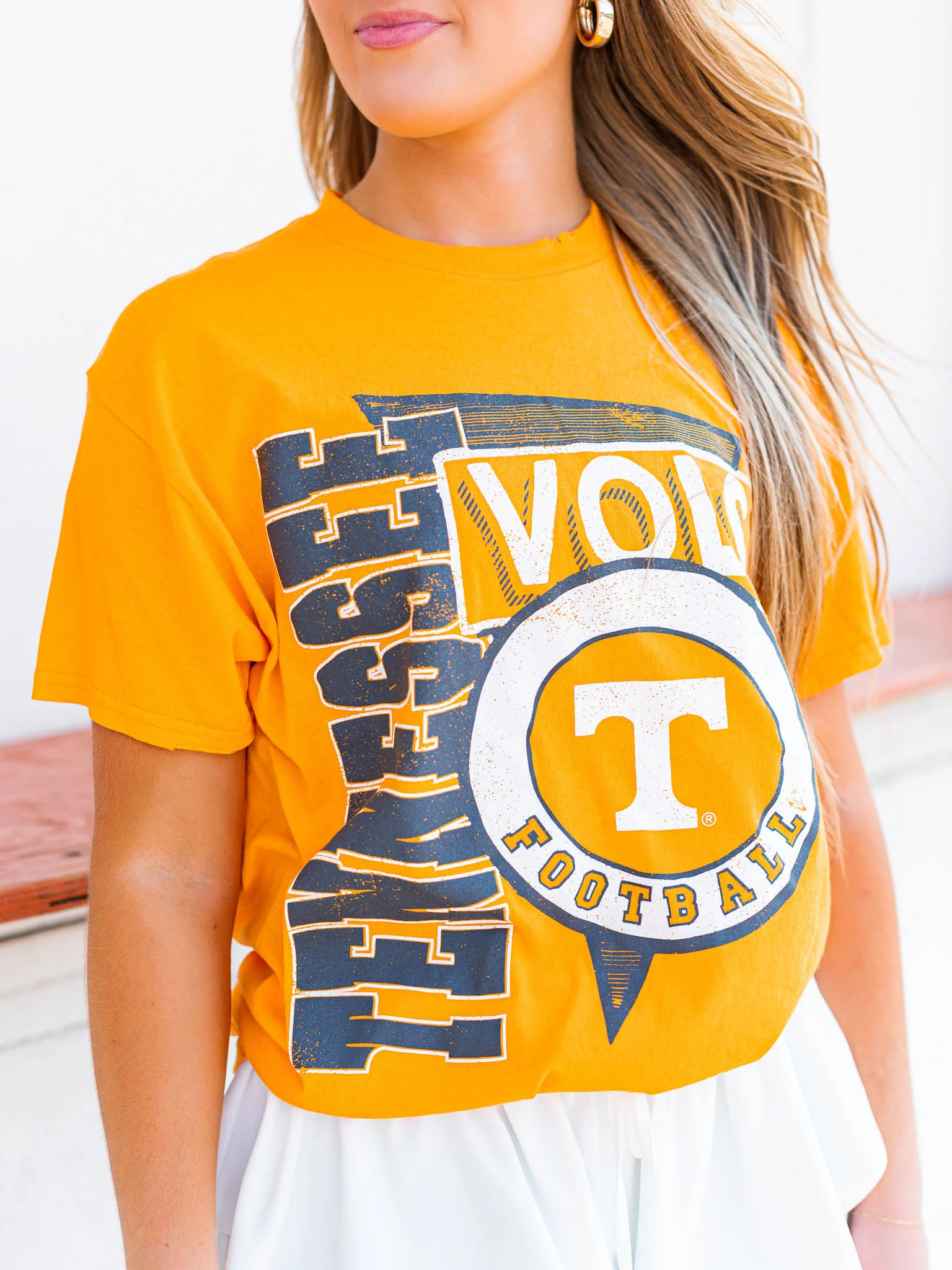Vols Football Spree Thrifted Tee - Image 5
