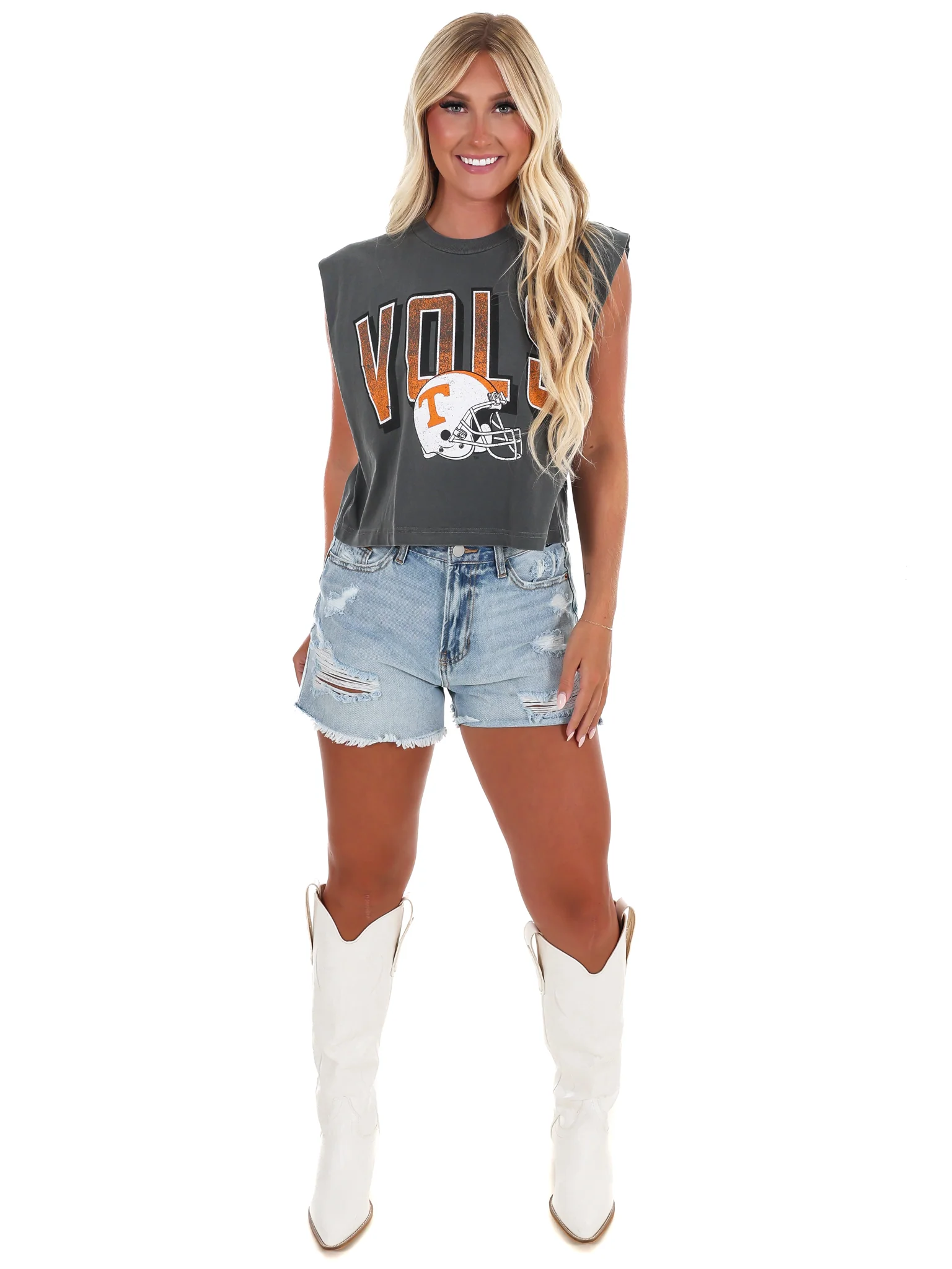 Vols Helmet Fade Tank - Image 6