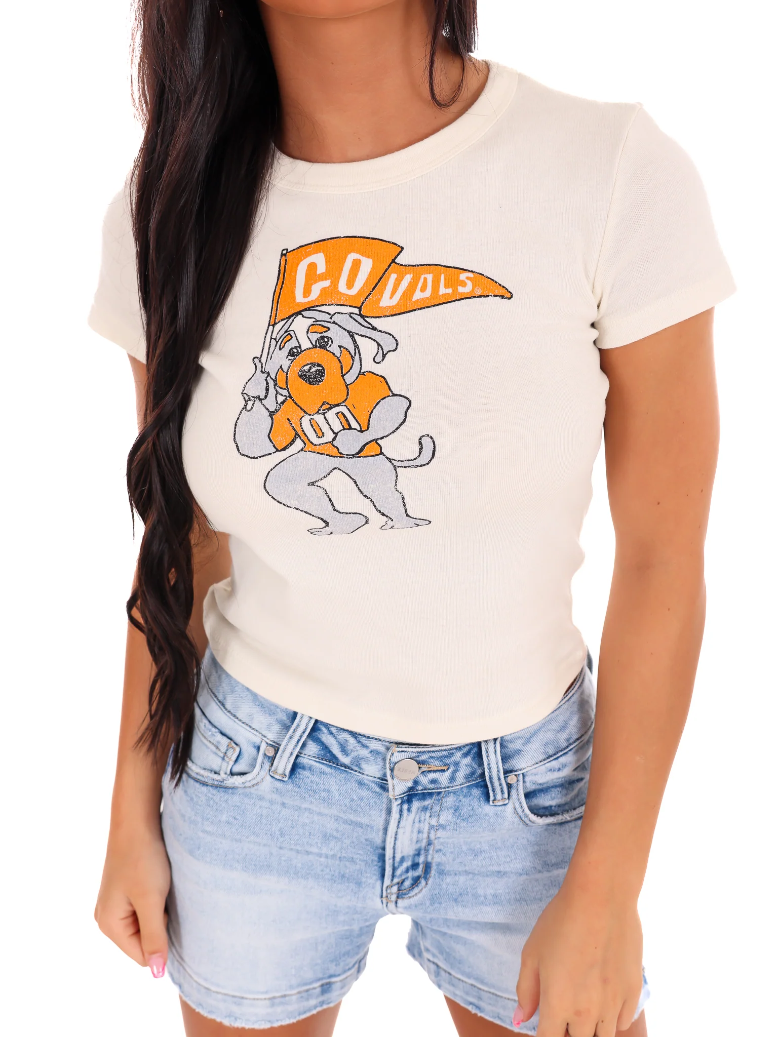 Vols Mascot Flag Micro Cropped Tee - Image 18