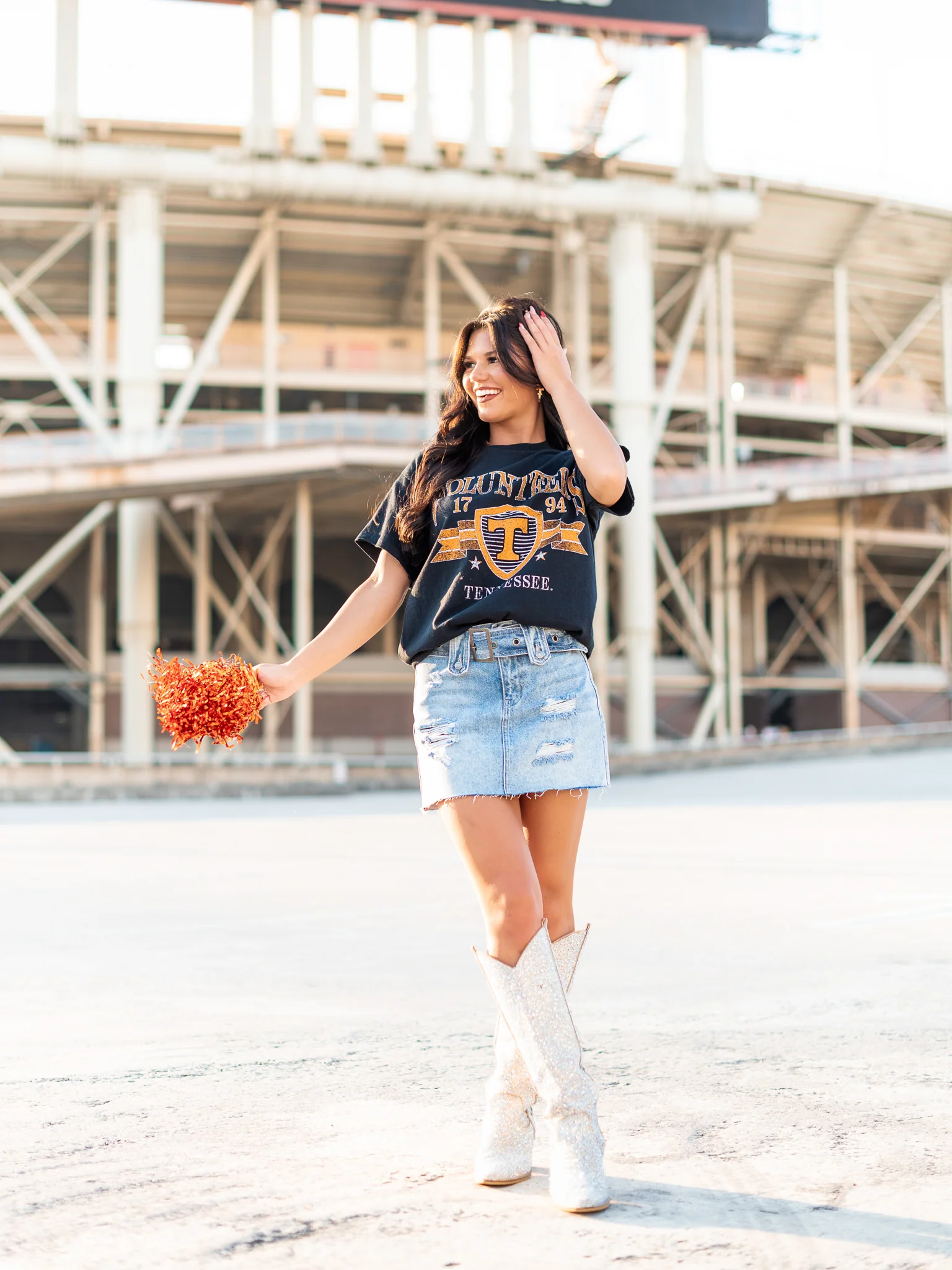 Vols Pep Rally Thrifted Tee - Image 8