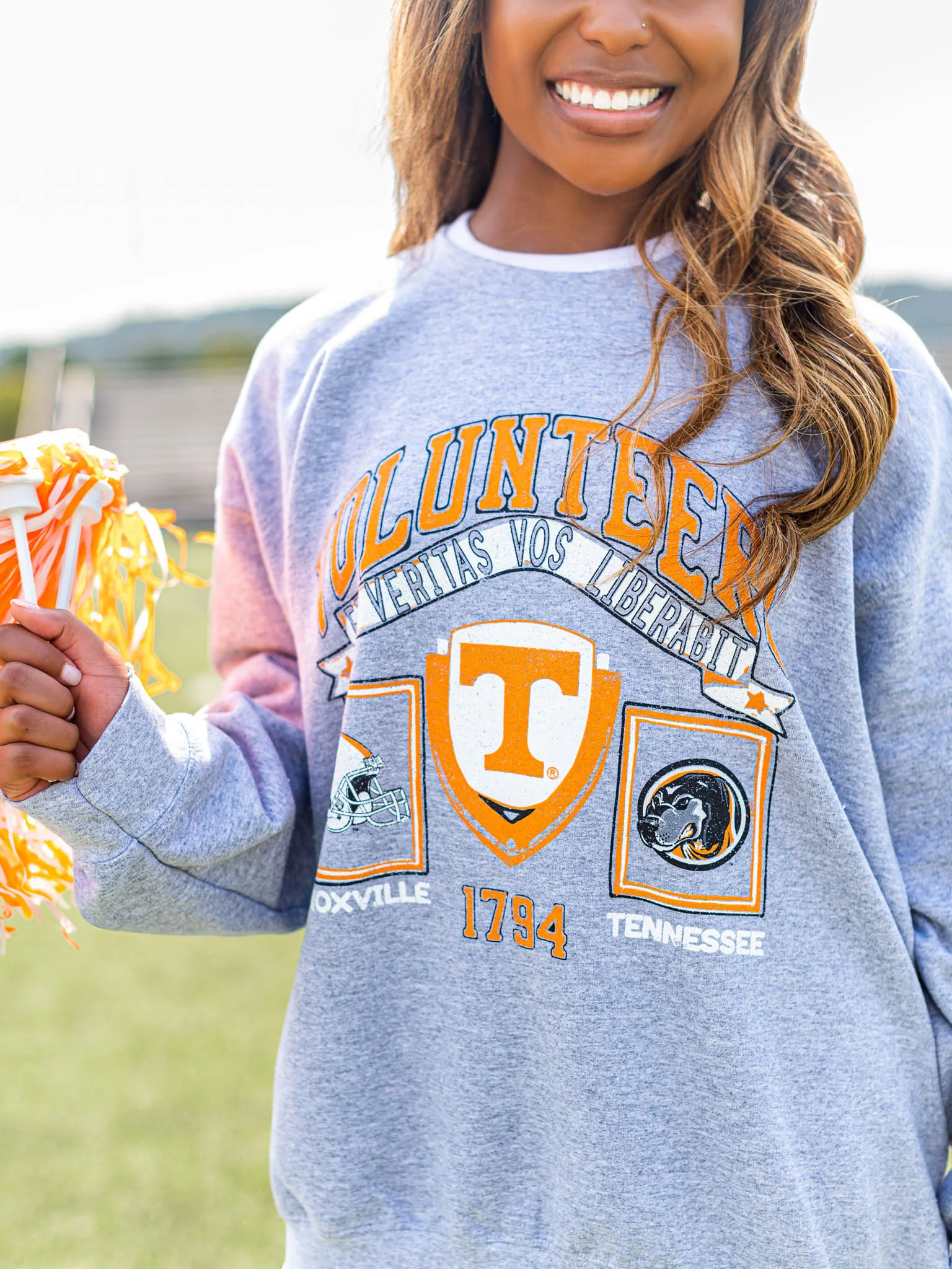 Vols Prep Patch Thrifted Sweatshirt - Image 3