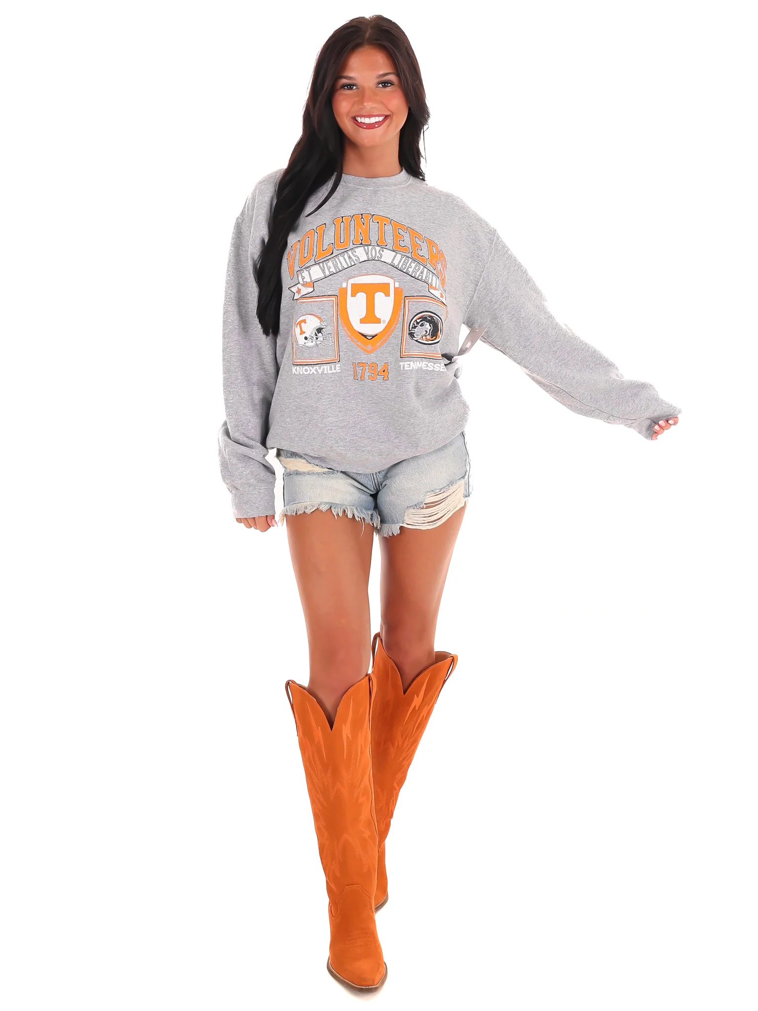 Vols Prep Patch Thrifted Sweatshirt - Image 8