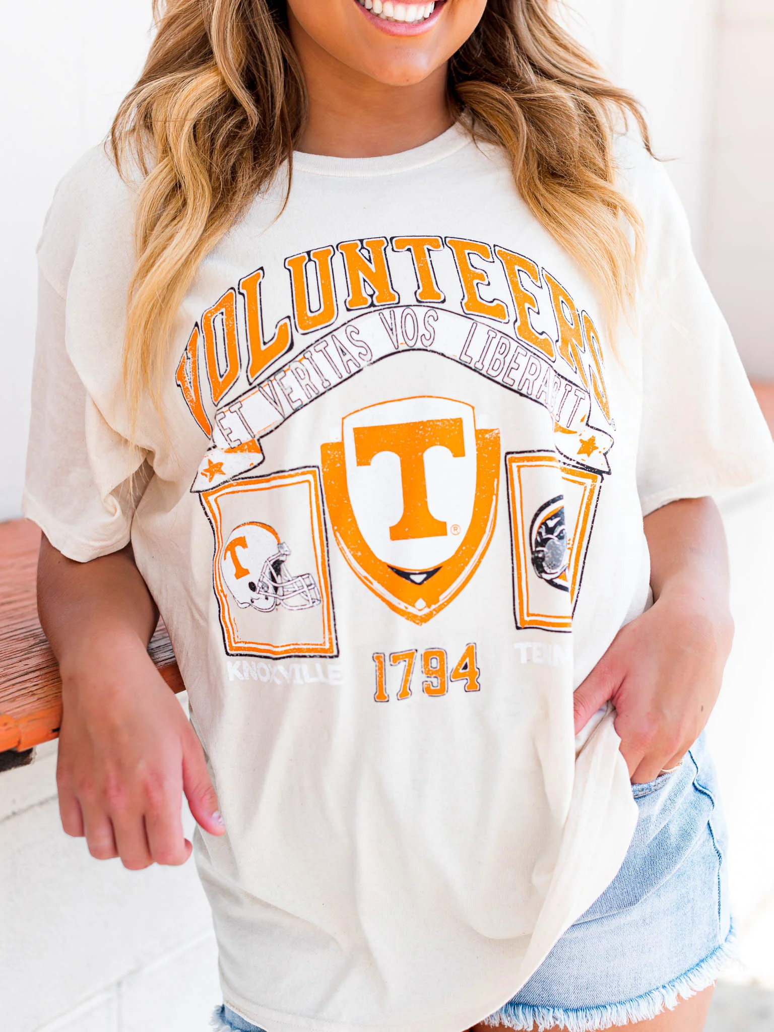 Vols Prep Patch Thrifted Tee - Image 5