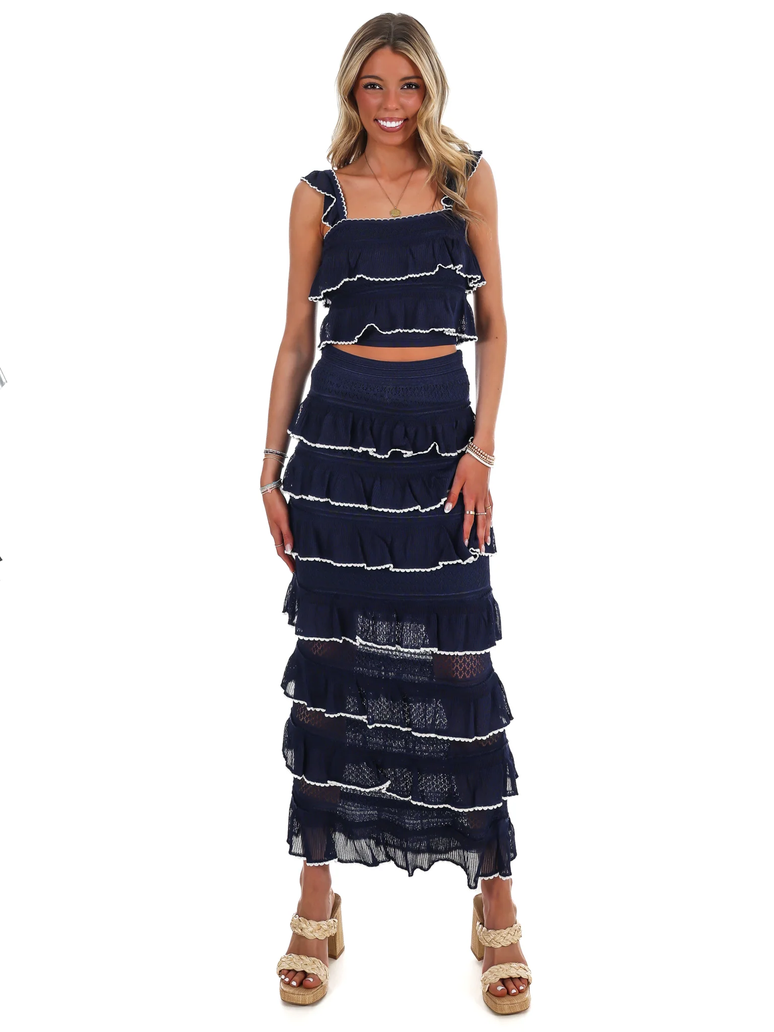Wait for Your Love Ruffle Skirt Set - Image 10