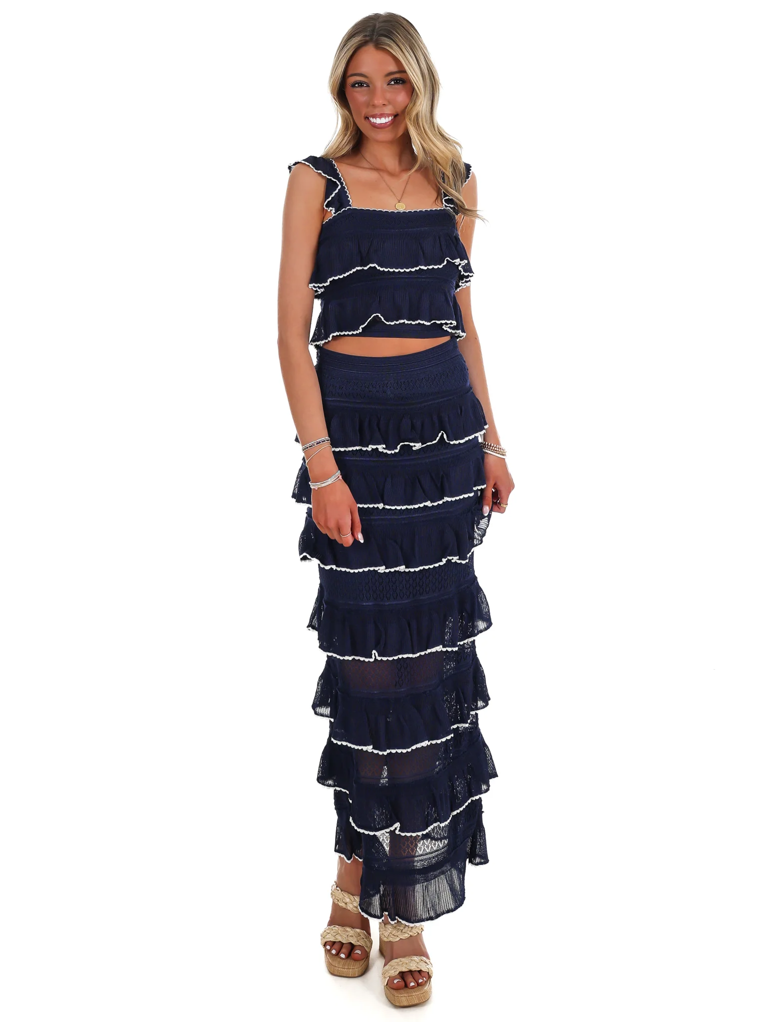 Wait for Your Love Ruffle Skirt Set - Image 11