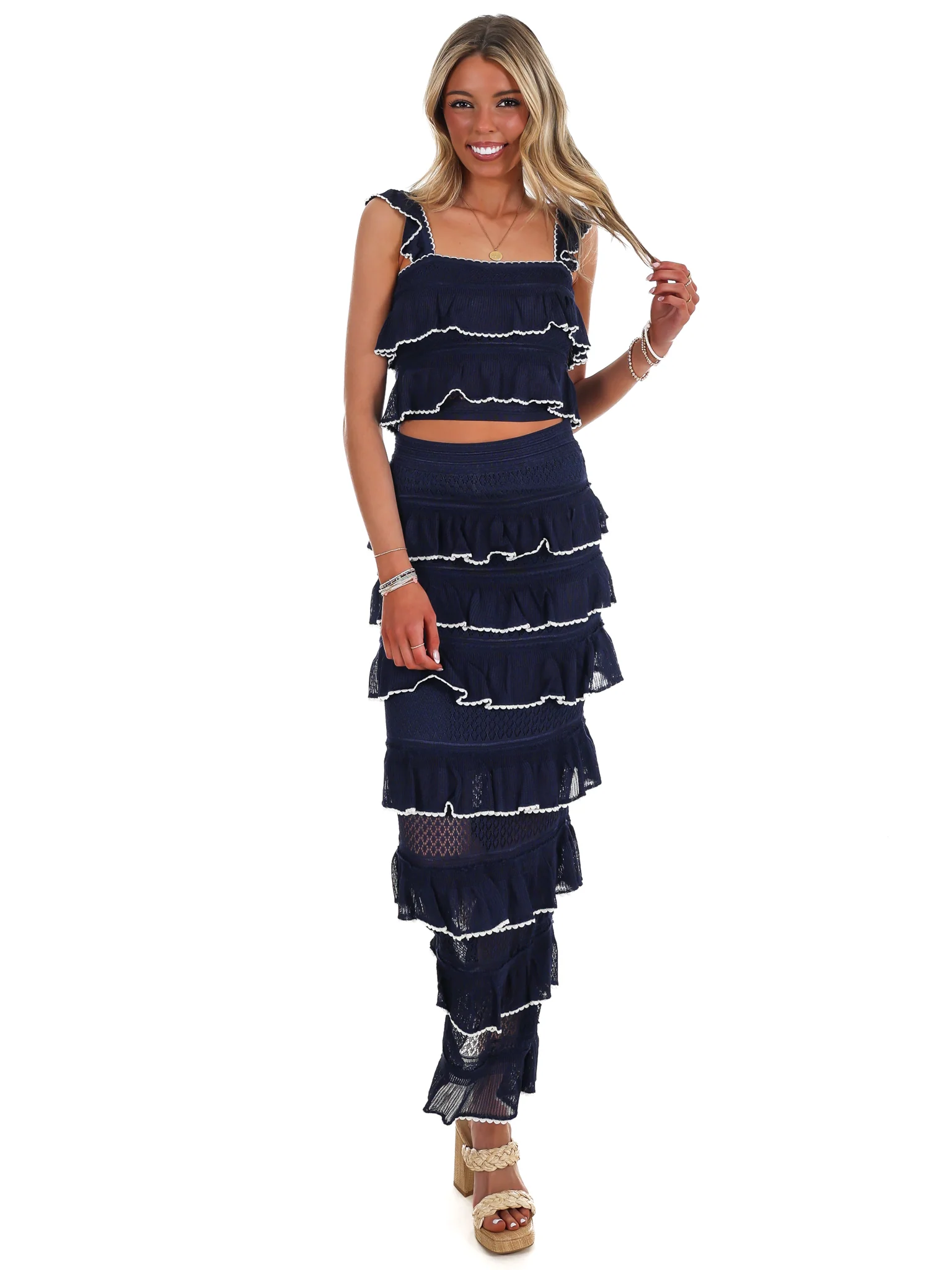Wait for Your Love Ruffle Skirt Set - Image 12