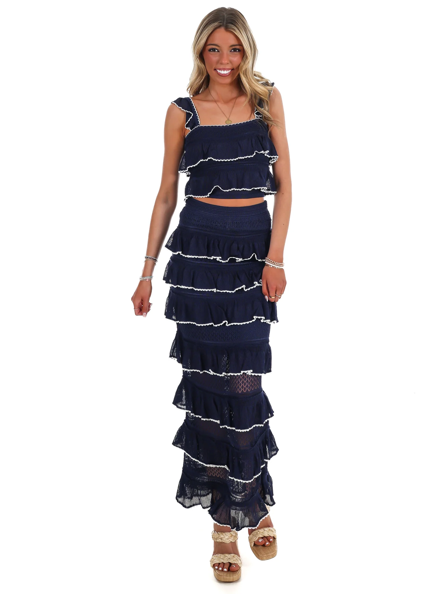 Wait for Your Love Ruffle Skirt Set - Image 7