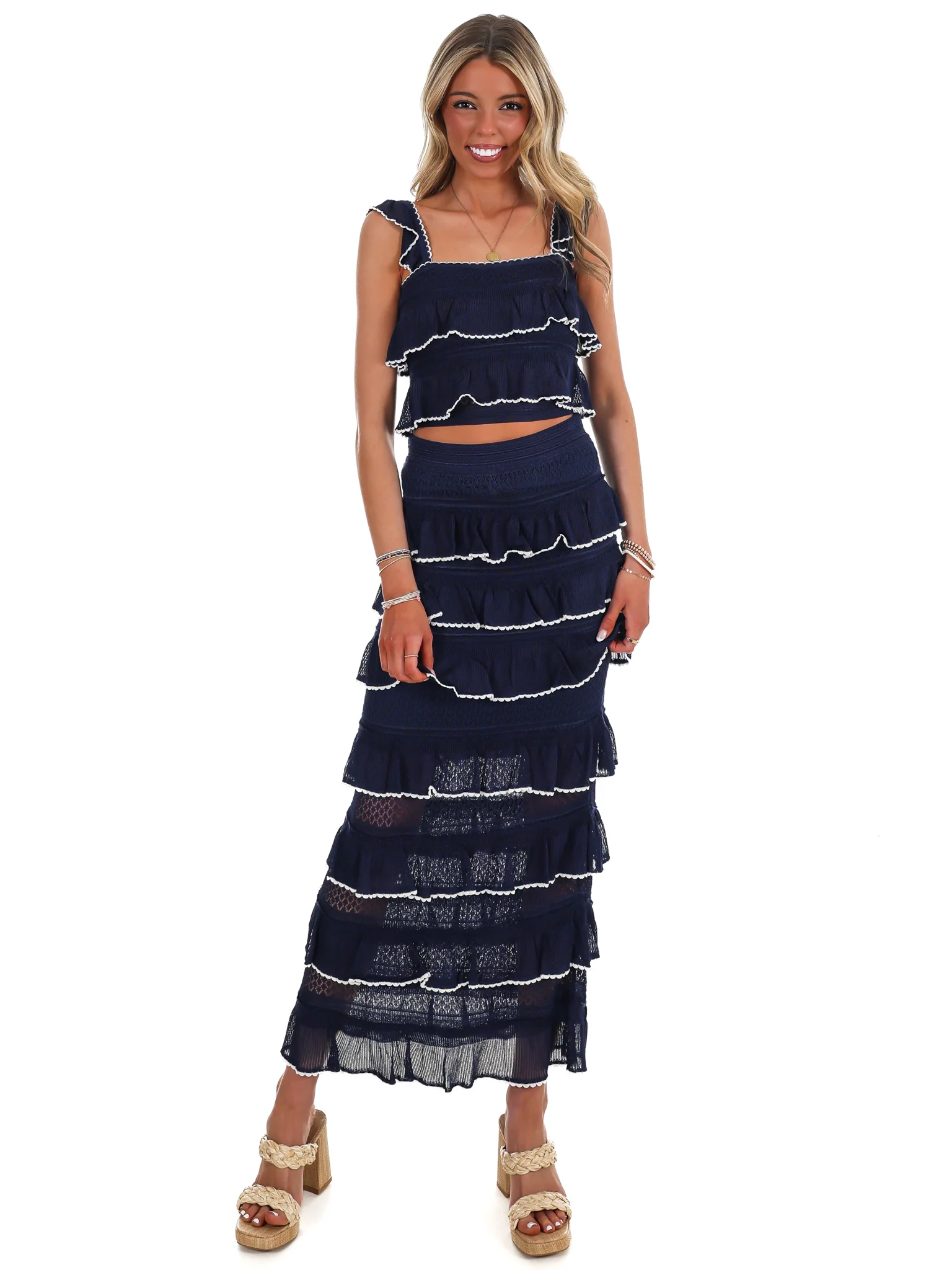 Wait for Your Love Ruffle Skirt Set - Image 8