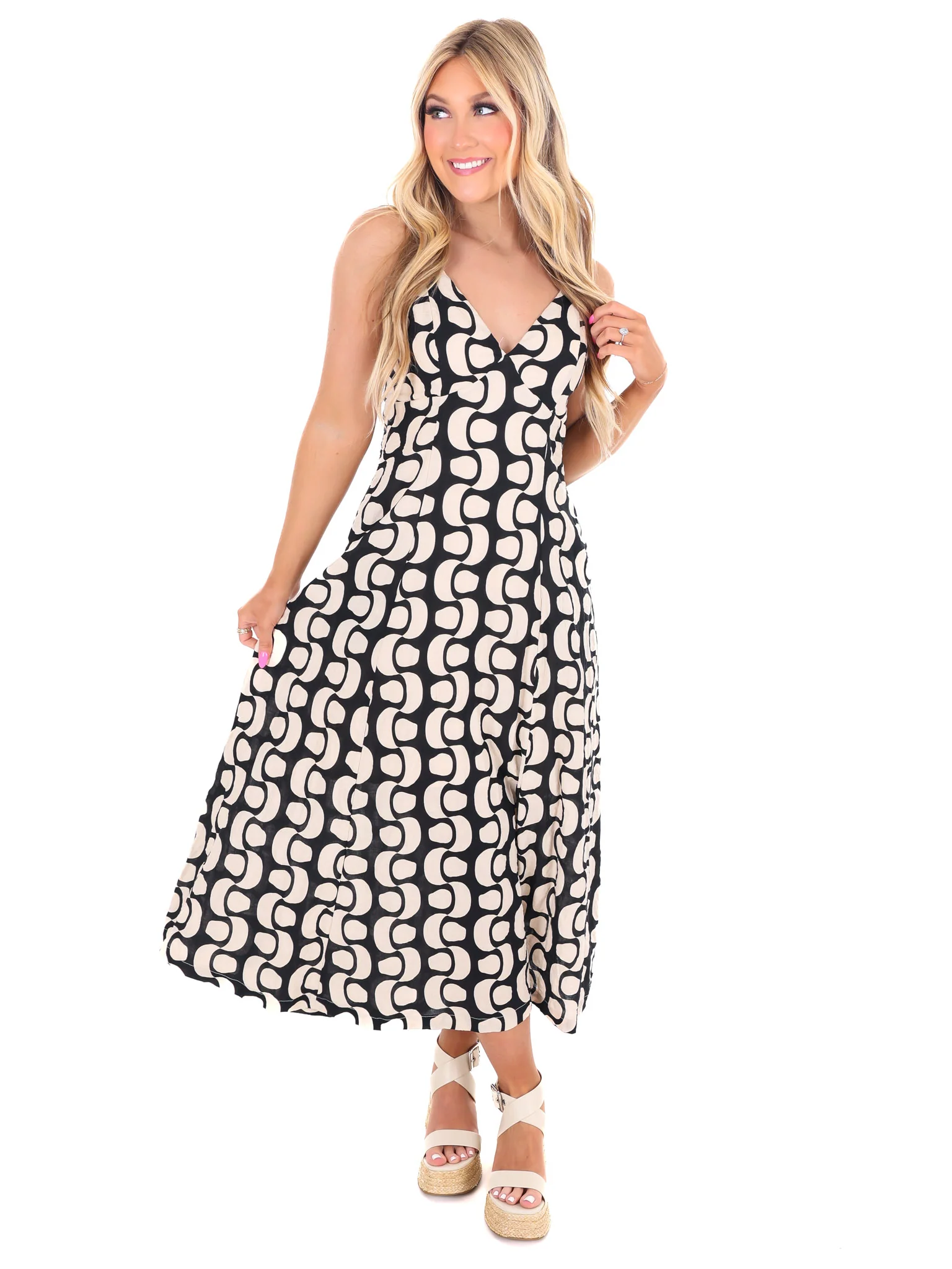Walk with Me Printed Maxi Dress - Image 3