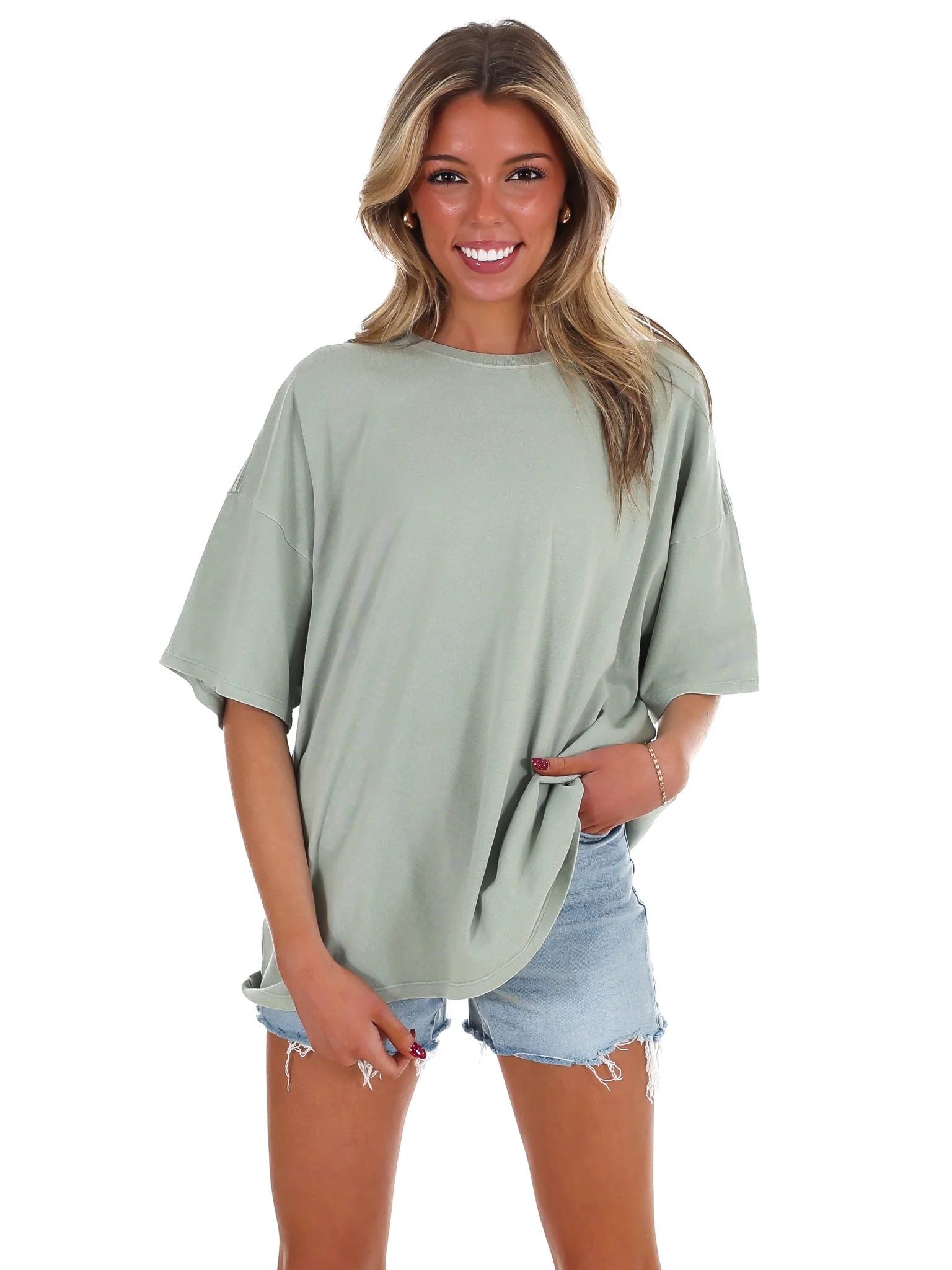 Washed Comfort Oversized Tee - Image 16