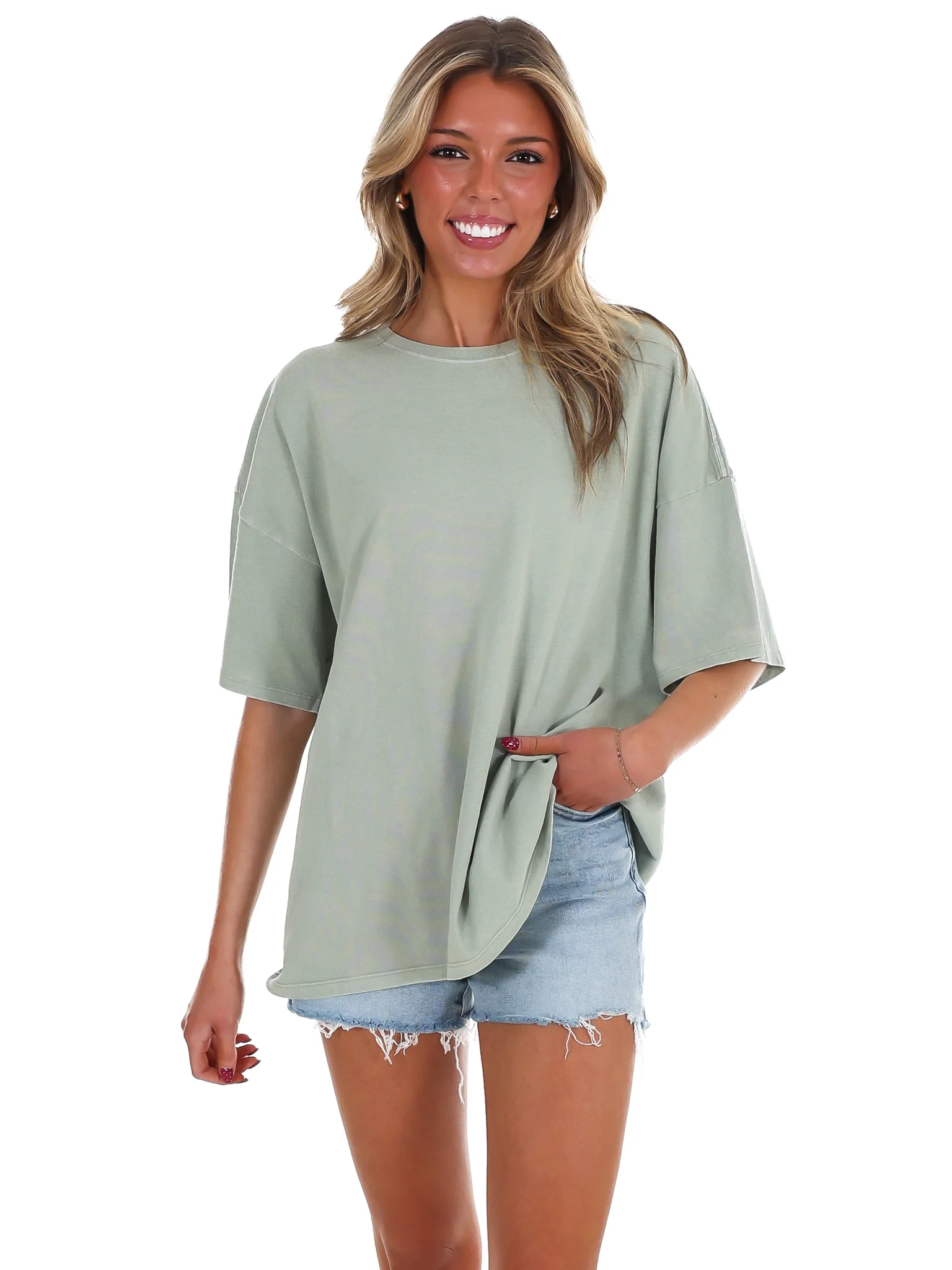 Washed Comfort Oversized Tee - Image 18