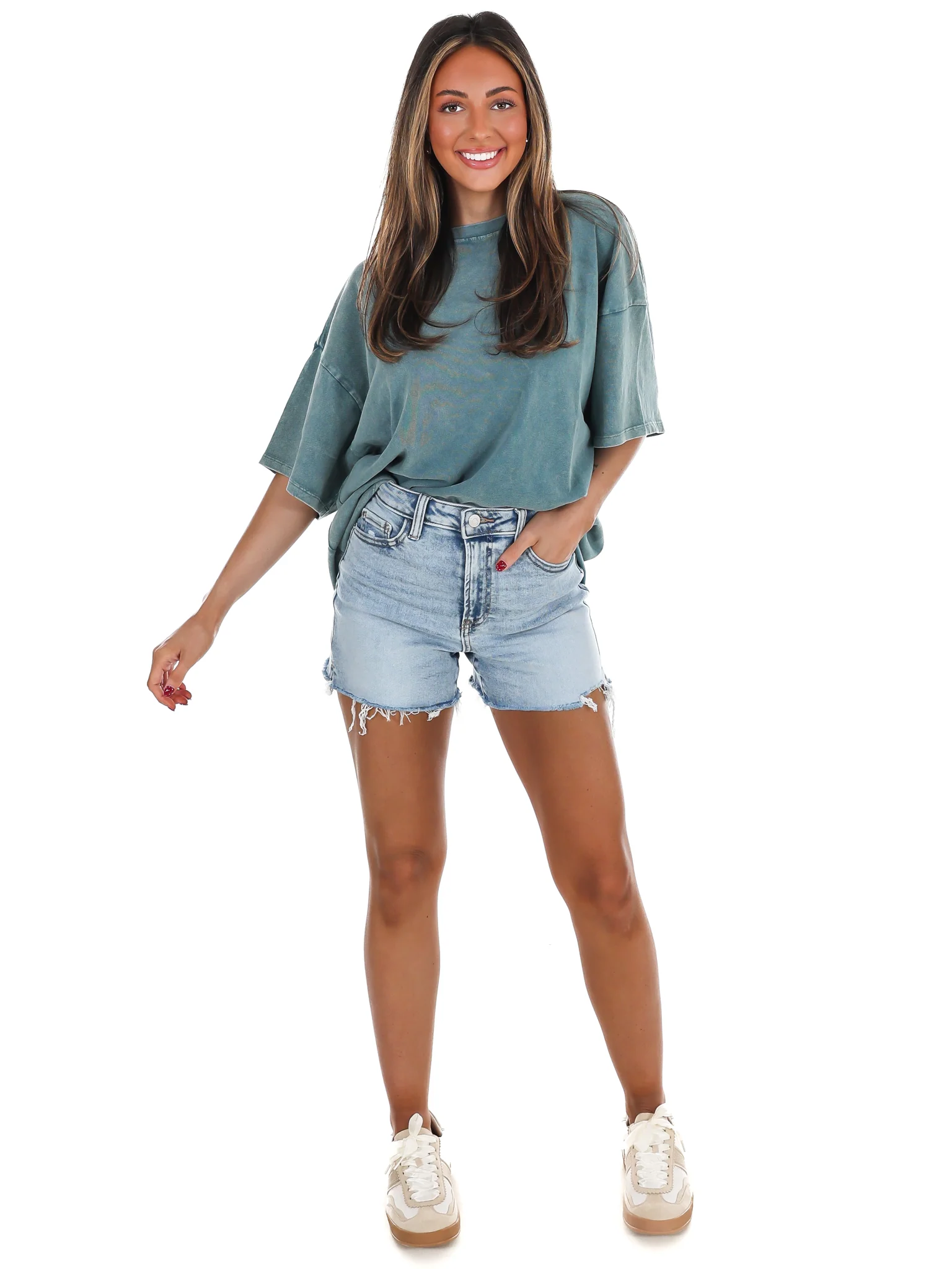 Washed Comfort Oversized Tee - Image 40